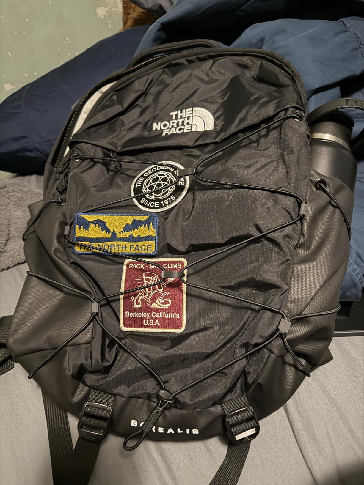 The North Face Borealis Commuter Laptop Backpack - Water Repellent, Laptop Sleeve, Large Main Compartment, Duck Green/New Taupe Green, One Size customer photo 2