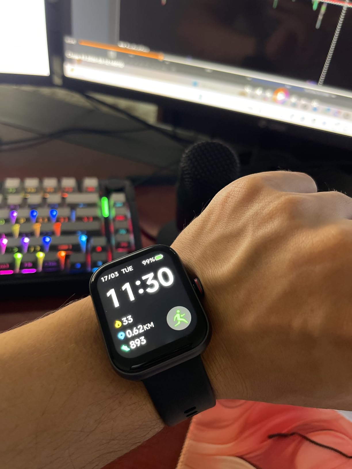 Smart Watch for Women Men, Smartwatch for iPhone & Android Bluetooth (Answer/Call) Built-in Alexa, 1.91