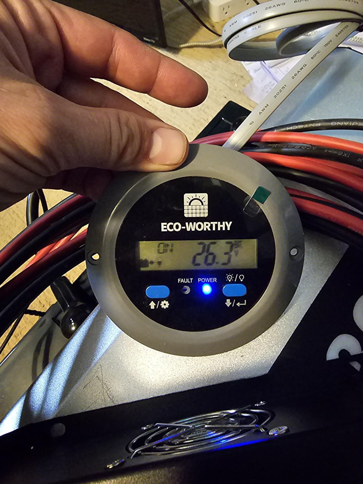 [Ultra] ECO-WORTHY 1200W 24V 5.52KWH Lithium Battery Solar System Off Grid:6pcs 195W Solar Panels+2Pcs 12.8V 280Ah Lithium Battery+60A MPPT Charge Controller+3000W Pure Sine Wave Inverter customer photo 2