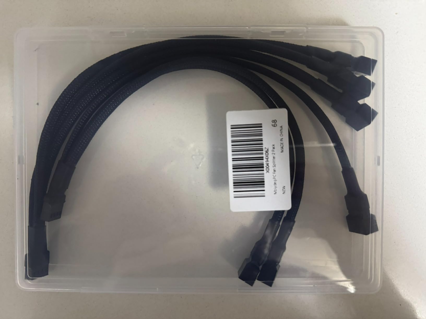 3 Way PWM Fan Splitter Cable, 2 Pcs 4 Pin PWM Fan Splitter, Fan Header Splitter, PC Fan Splitter 1 to 3 Converter, Case Fan Splitter, for Computer ATX Case 4-Pin/3-Pin Cooling Fan Cable, 11 inch customer photo 1