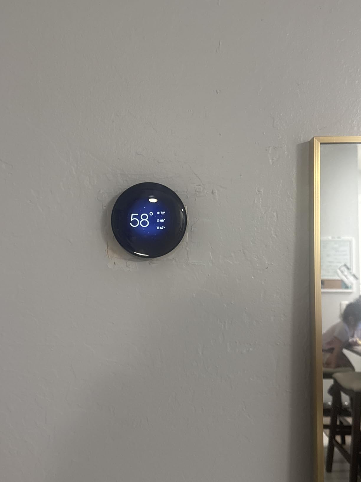 Google Nest Learning Thermostat (4th gen) + Nest Temperature Sensor (2nd gen) - Obsidian customer photo 2