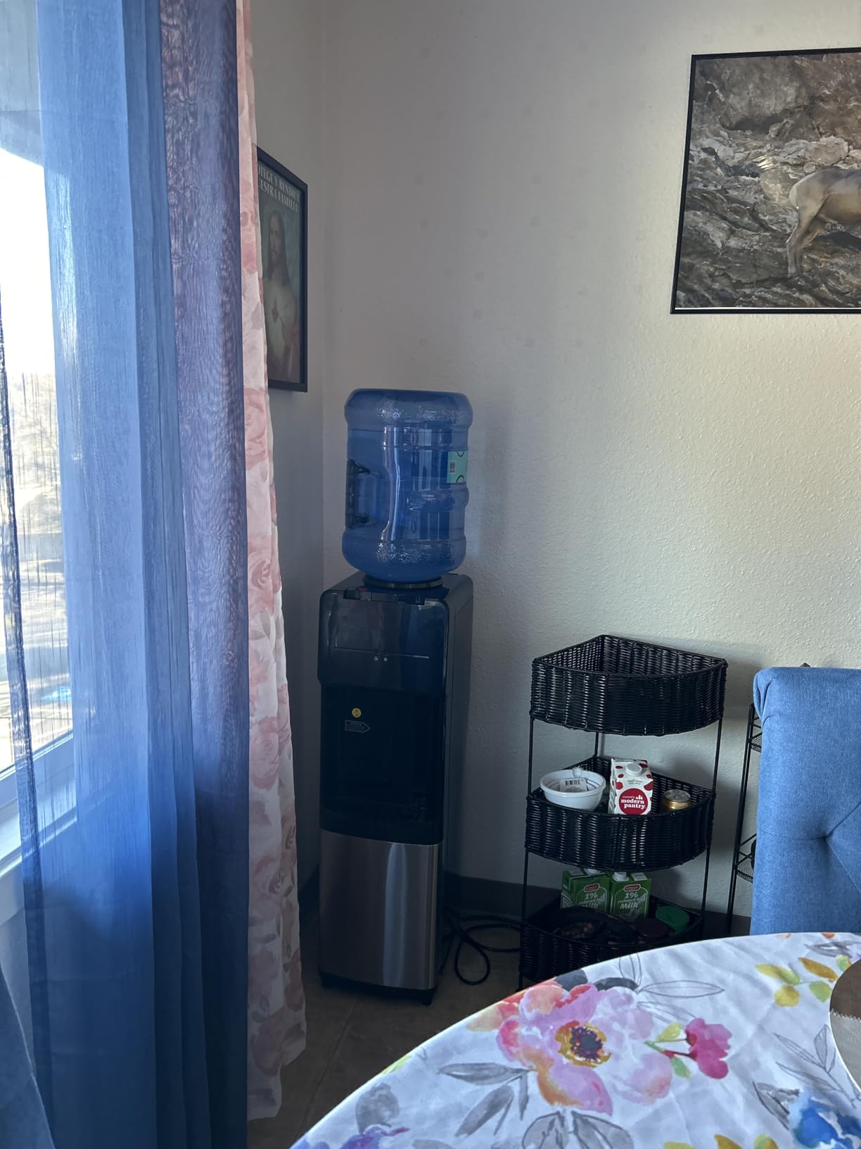 Euhomy Hot & Cold Water Dispenser, Top Loading Water Dispenser for 3 or 5 Gallon Bottles, Top Loading Hot & Cold Water Dispensor with Child Safety Lock, for Office, Home customer photo 1