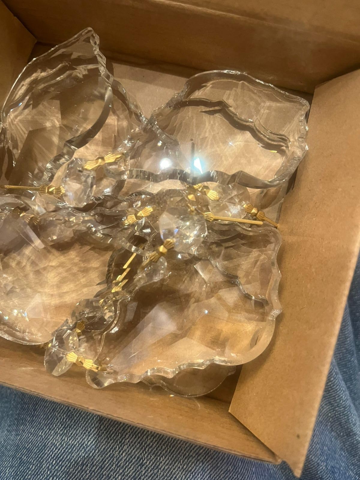 Gold Large Crystal Chandelier-24-Light Chandelier Light Fixture Modern Maria Theresa customer photo 1