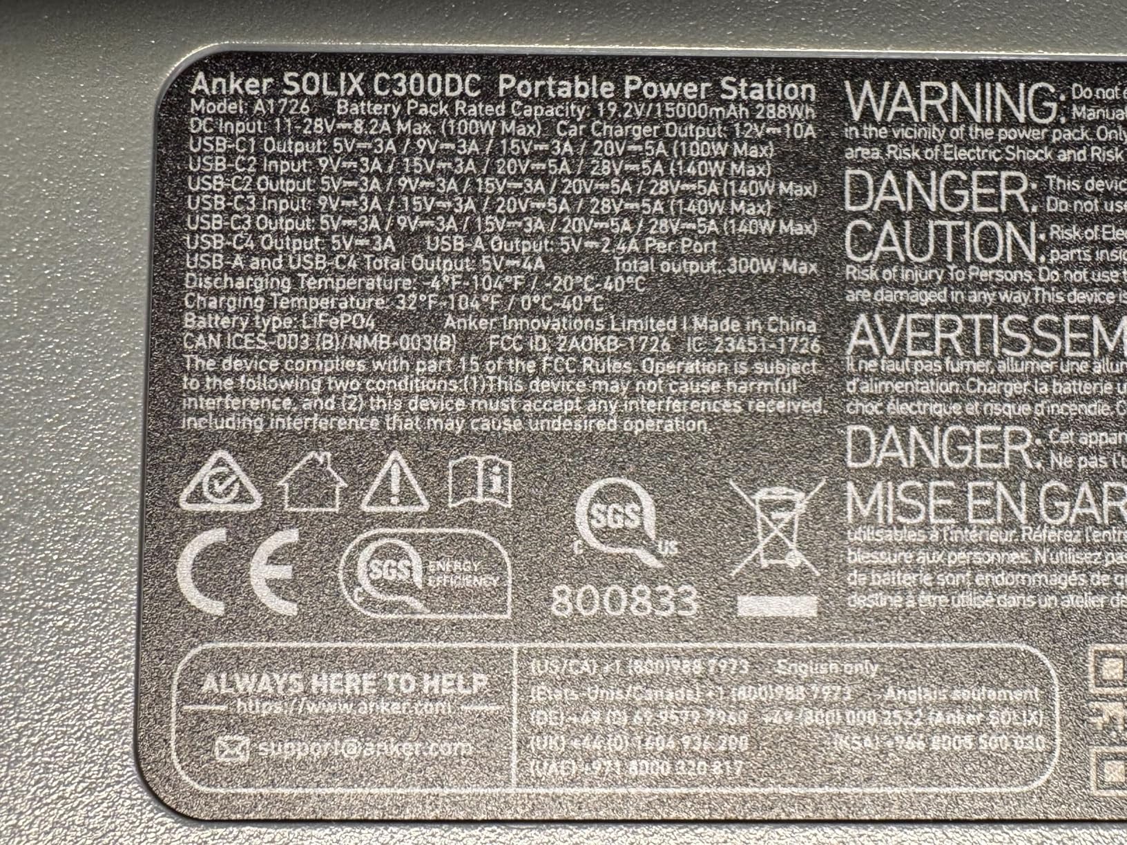 Anker SOLIX C200 DC Portable Power Station, 192Wh, 200W, Outdoor Camping | 192Wh LiFePO4 Battery, 200W Solar Generator for UPS, Outdoor, Travel, and Emergency Use (No Wall Charger Included) customer photo 1