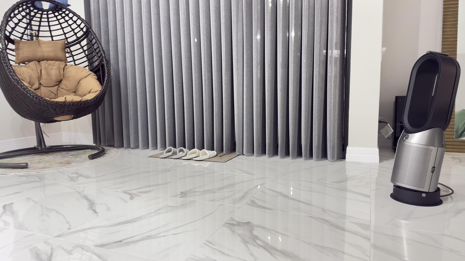 Motorized Sheer Vertical Blinds Work with Alex Google Home, Light Filtering Smart Vertical Blind Sliding Door Blinds Remote Control for Sliding Glass Door Customize (White) customer photo 1