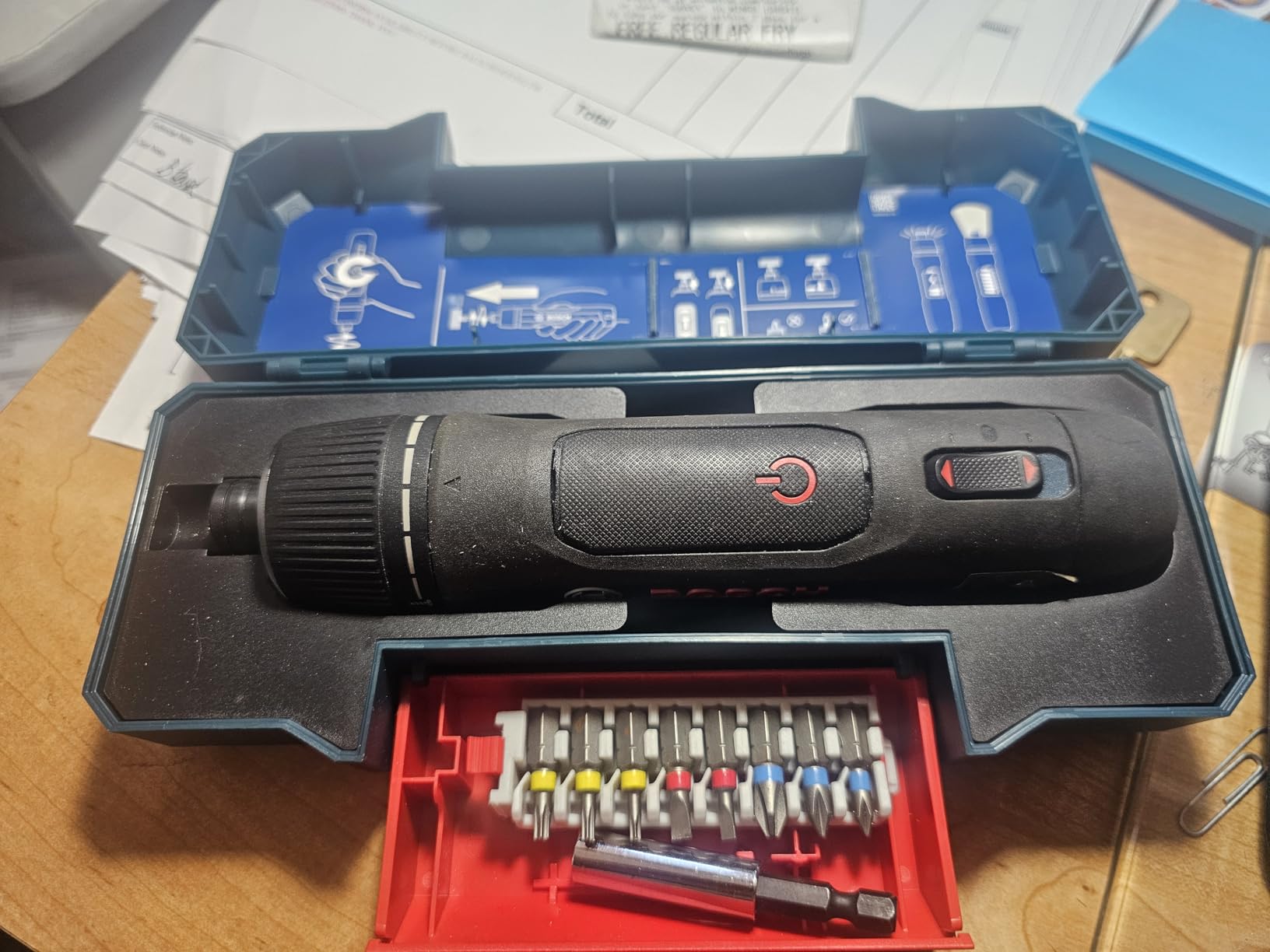 Bosch GO Screwdriver (incl. 8pcs bit Set, bit Holder, USB-C Cable, Mini Case) customer photo 2
