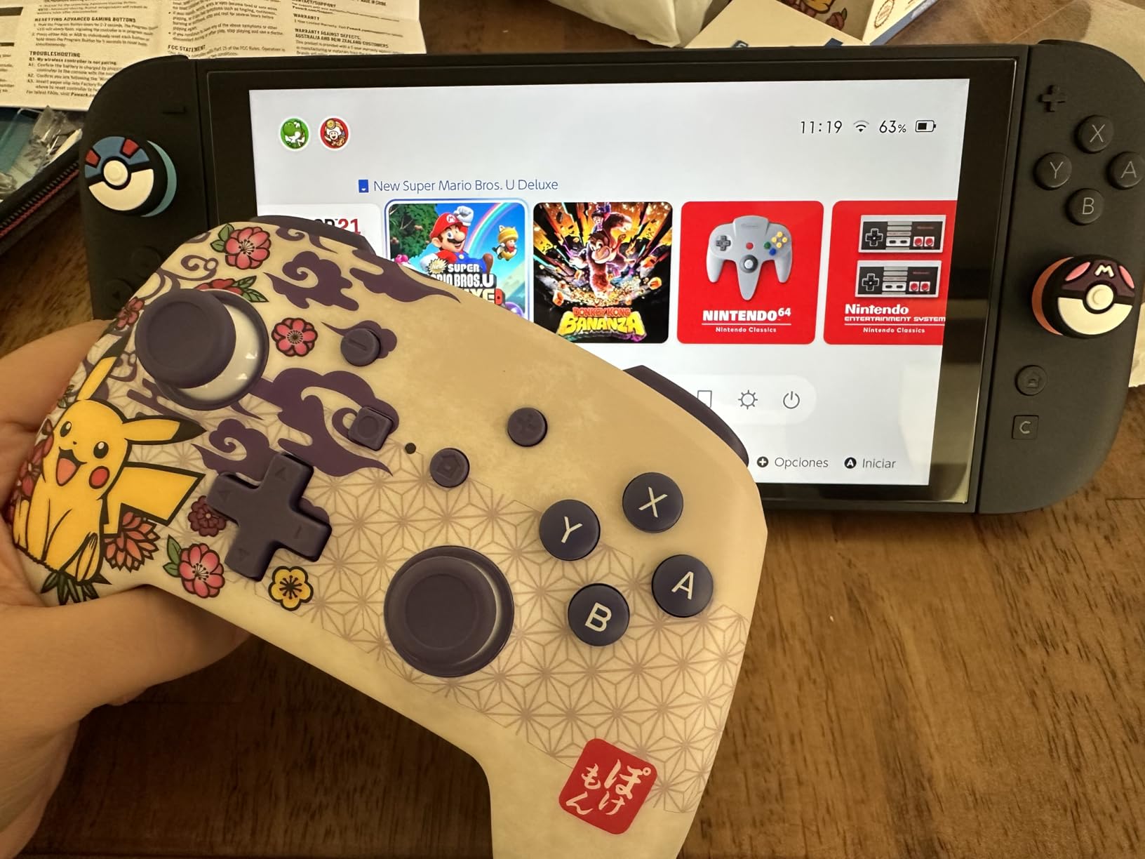 PowerA Enhanced Wireless Controller for Nintendo Switch/Switch 2 / Switch Lite/OLED Model - Pokémon Blossom - Gamepad, game controller, Officially Licensed customer photo 2