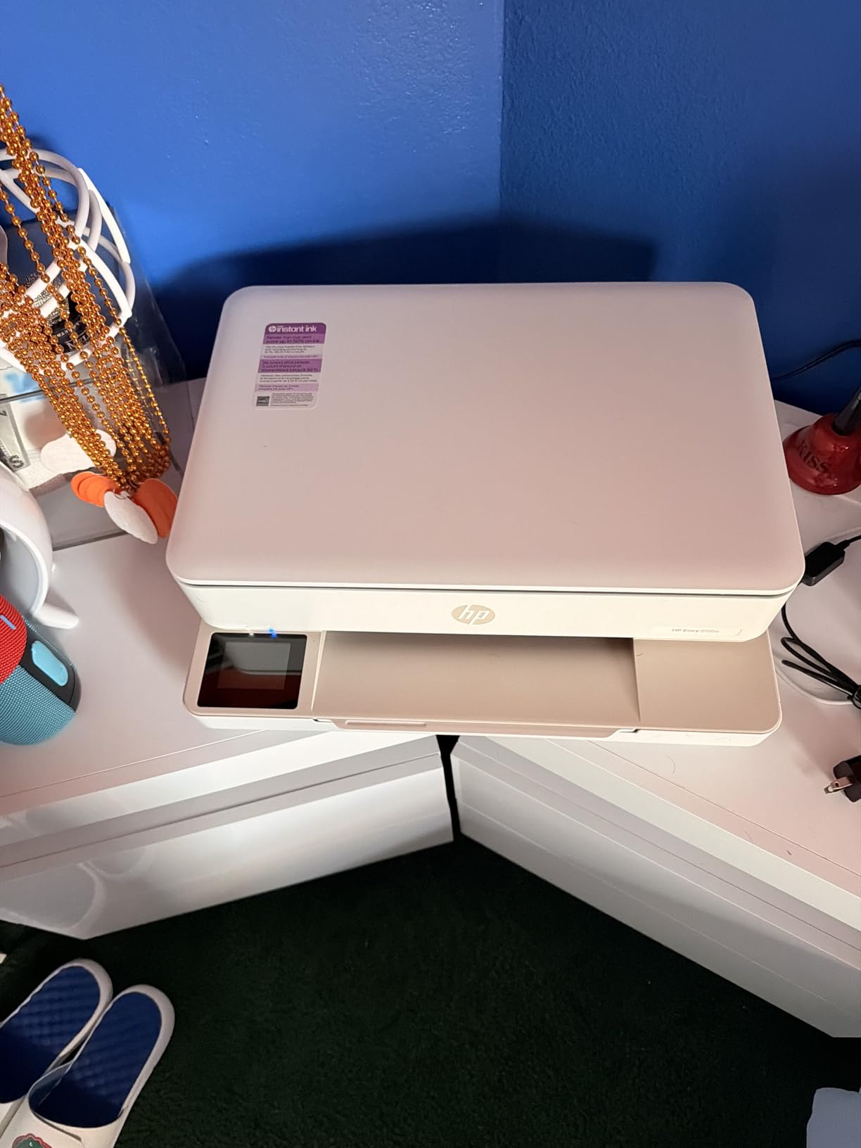 HP Envy 6155e Wireless All-in-One Color Inkjet Printer, Portobello, Print, scan, copy, Duplex printing Best-for-home, 3 month Instant Ink trial included, AI-enabled (714L5A) customer photo 2