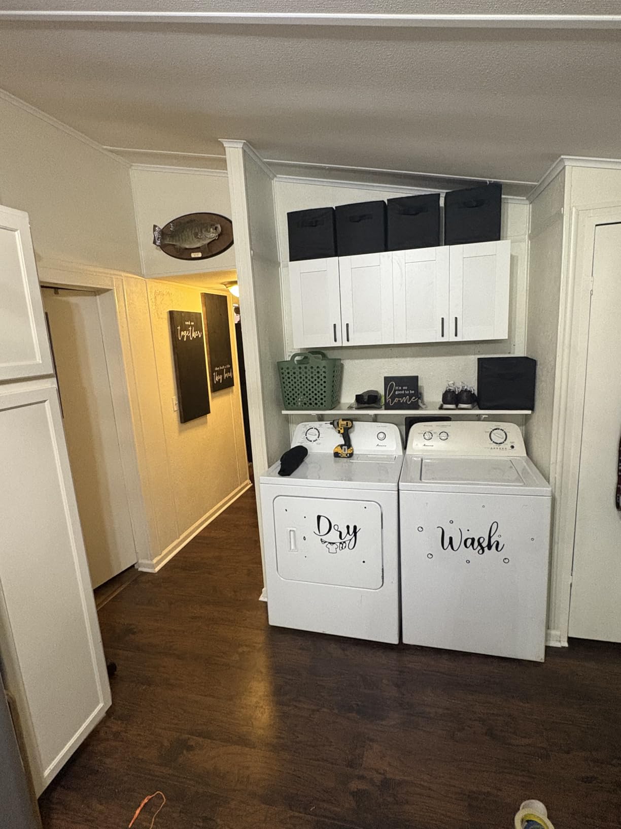 White Laundry Room Cabinets and Storage with 4 Doors and Utility Adjustable Shelf, Gabinetes Para Cocina Cupboard Kitchen Organizers and Storage Pantry Wall Mounted 12.4