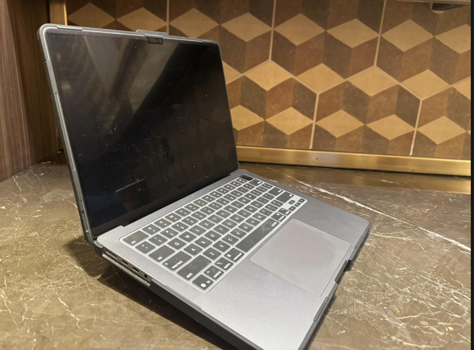 Magnetic Laptop Privacy Screen 15.6 Inch 16:9 - Patented Removable Laptop Privacy Filter Shield and Protector customer photo 2