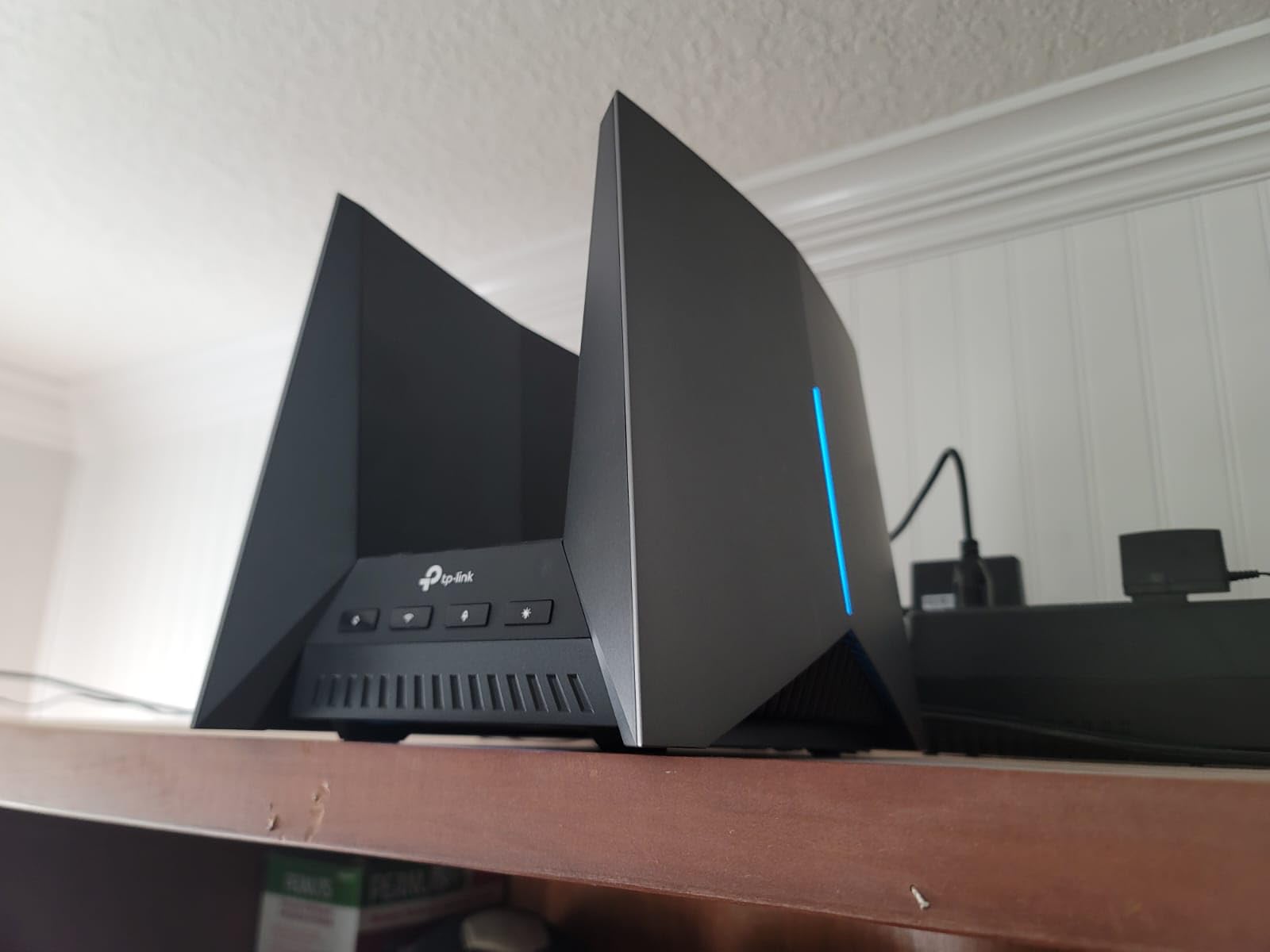 TP-Link Tri-Band BE19000 Wi-Fi 7 Gaming Router Archer GE800 | 12-Stream | 2×10G + 4×2.5G Ports, USB 3.0 | Turbo Acceleration, Dedicated Gaming Port & Panel, RGB Lighting, HomeShield, Free Expert Help customer photo 1