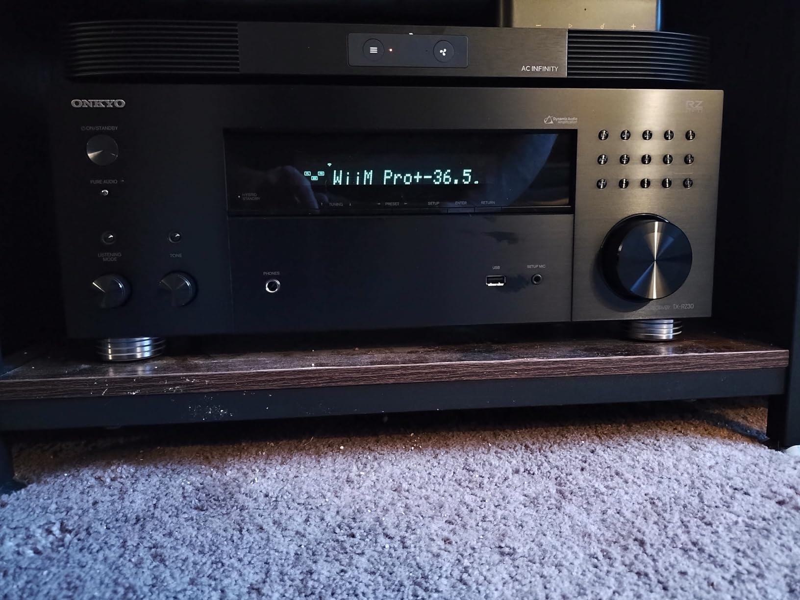 Onkyo TX-RZ30 9.2-Channel AV Receiver - 100 Watts Per Channel, Dirac Live Out of Box, Works with Sonos Certified, THX Certified customer photo 1