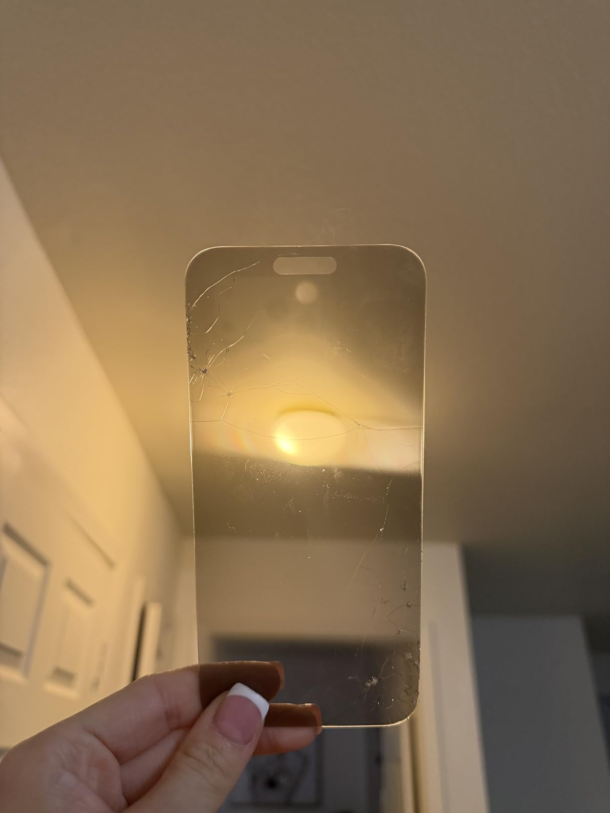 Spigen AluminaCore Tempered Glass Screen Protector [Glas.tR EZ Fit - Privacy] designed for iPhone 17 Pro | iPhone 17 | iPhone 16 Pro [2 Pack] 9H+ Hardness, Aluminum-Enhanced Durability | Tempered Glass, Privacy customer photo 2