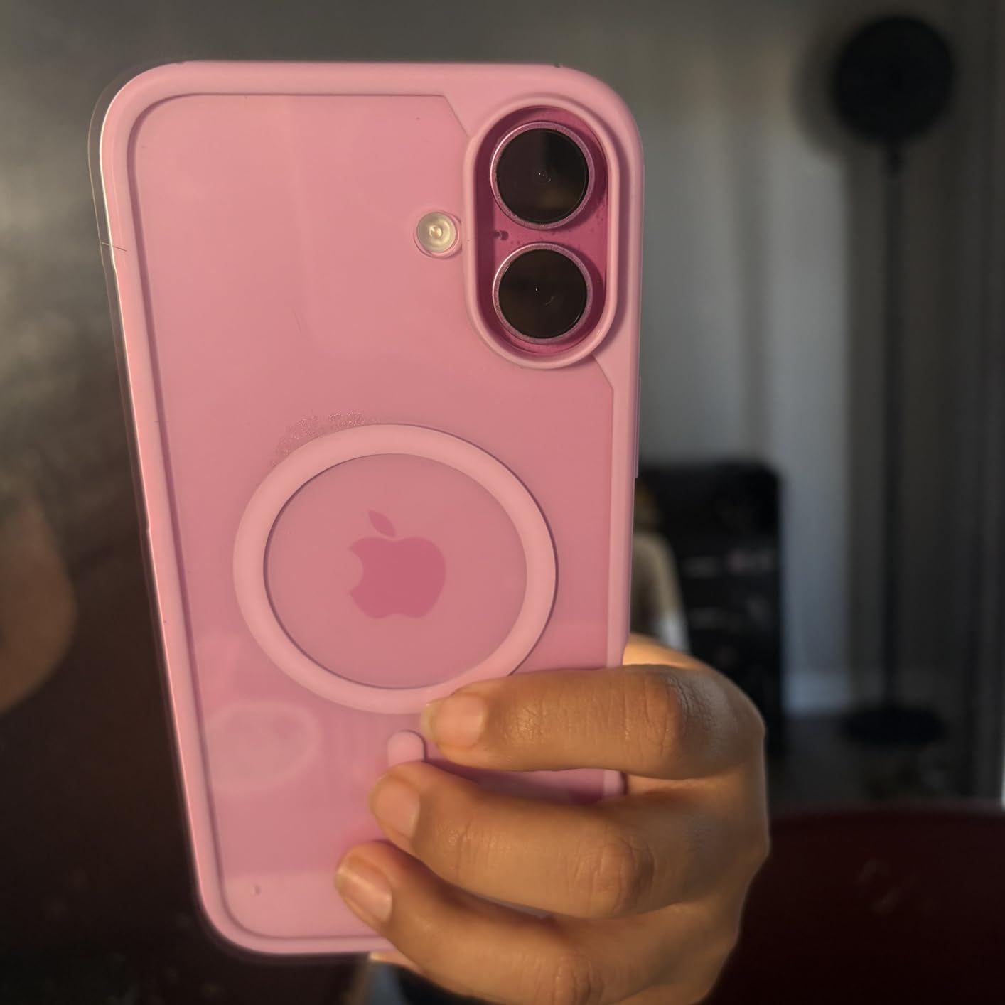 TAURI for iPhone 16 Case, Compatible with MagSafe, with Screen Protectors, Anti-Yellowing Military-Grade Protection, Shockproof Slim Magnetic Phone Case for iPhone 16 6.1 inch, Clear customer photo 1