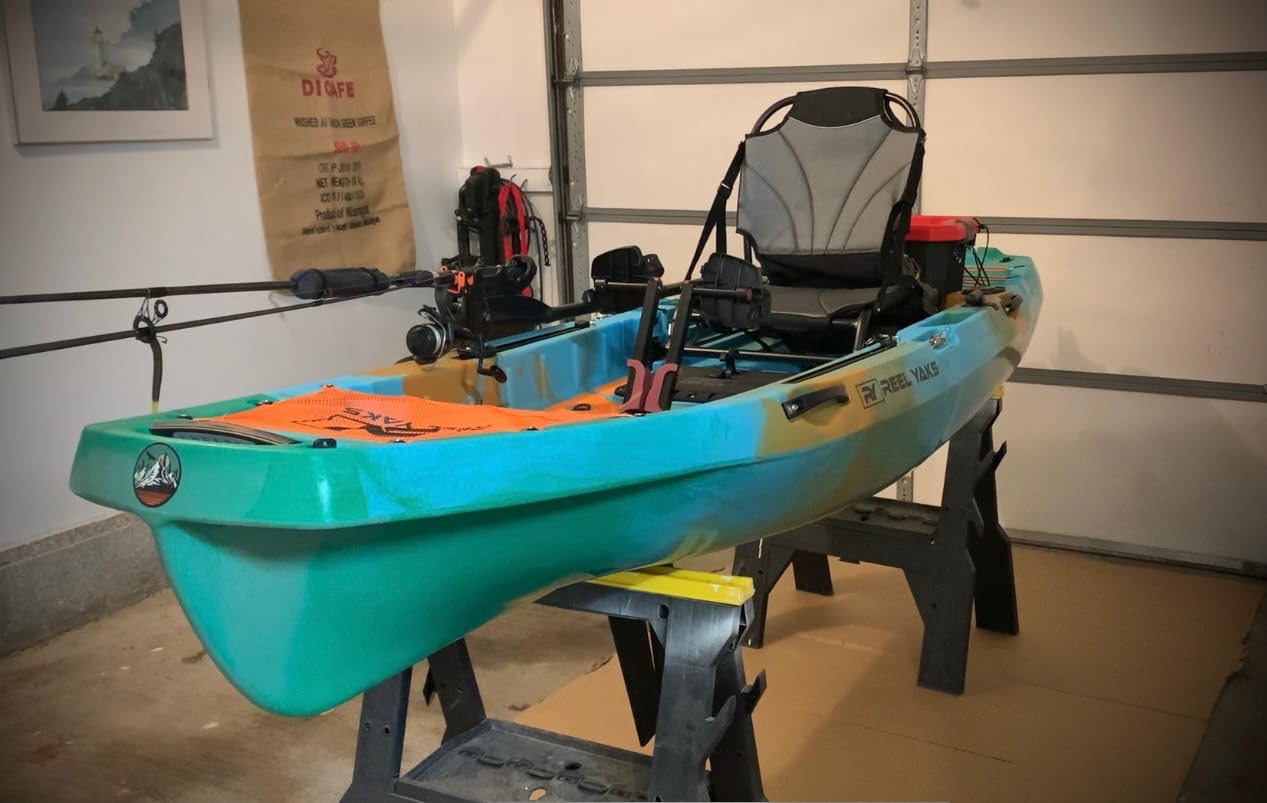 Reel Yaks Radar Modular Fishing Kayak - 10ft, 400 lbs Capacity, Sunrise - Pedal Fishing Kayaks for Adults & Youth, Sit on Top, Compact Storage, Lightweight, Easy Transport customer photo 1