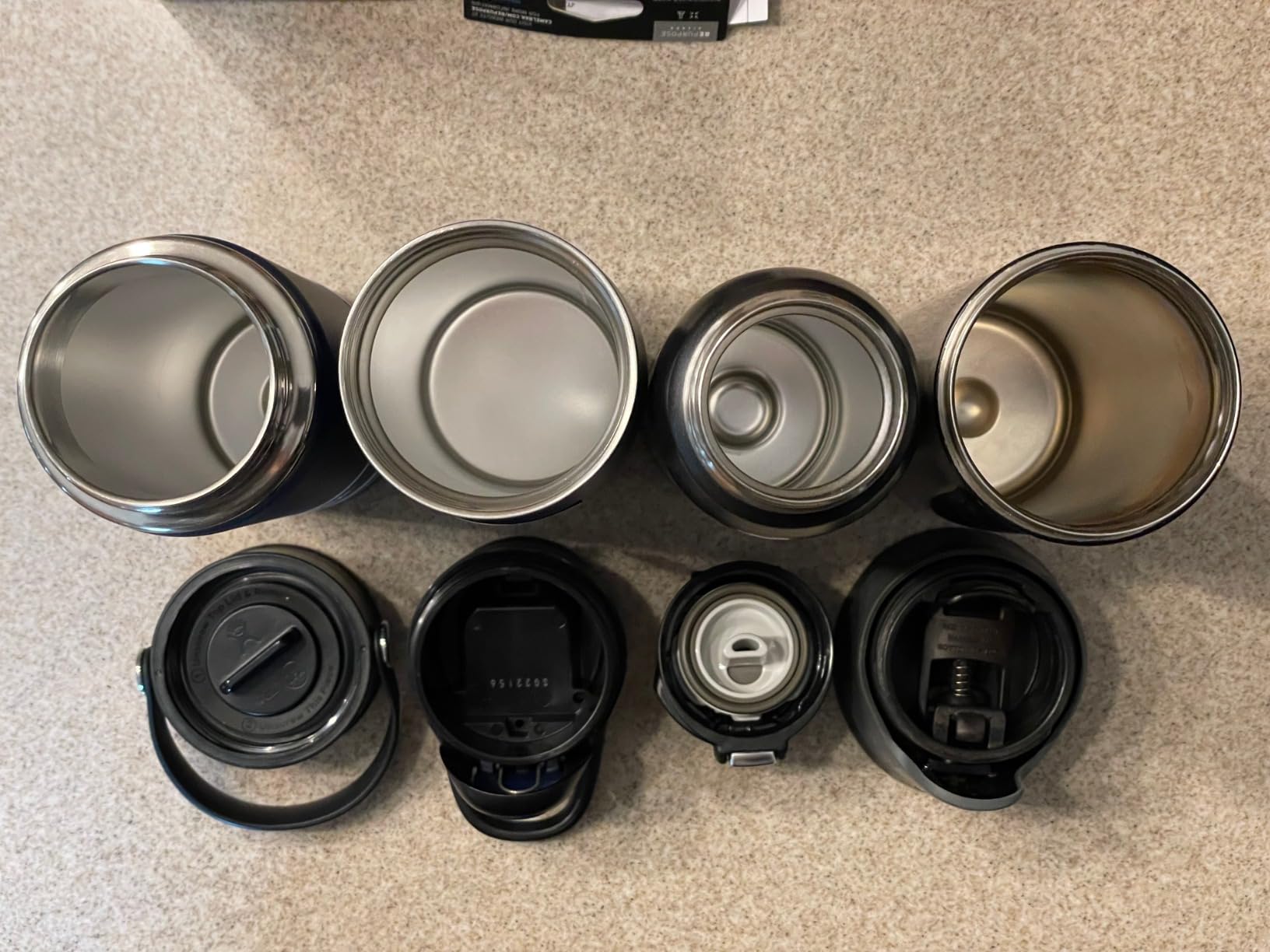 Hydro Flask Flex Sip Coffee Tumbler - Insulated Stainless Steel, Non Spill, Leak Proof Travel Coffee Cup 16 Oz Fossil Brown customer photo 1