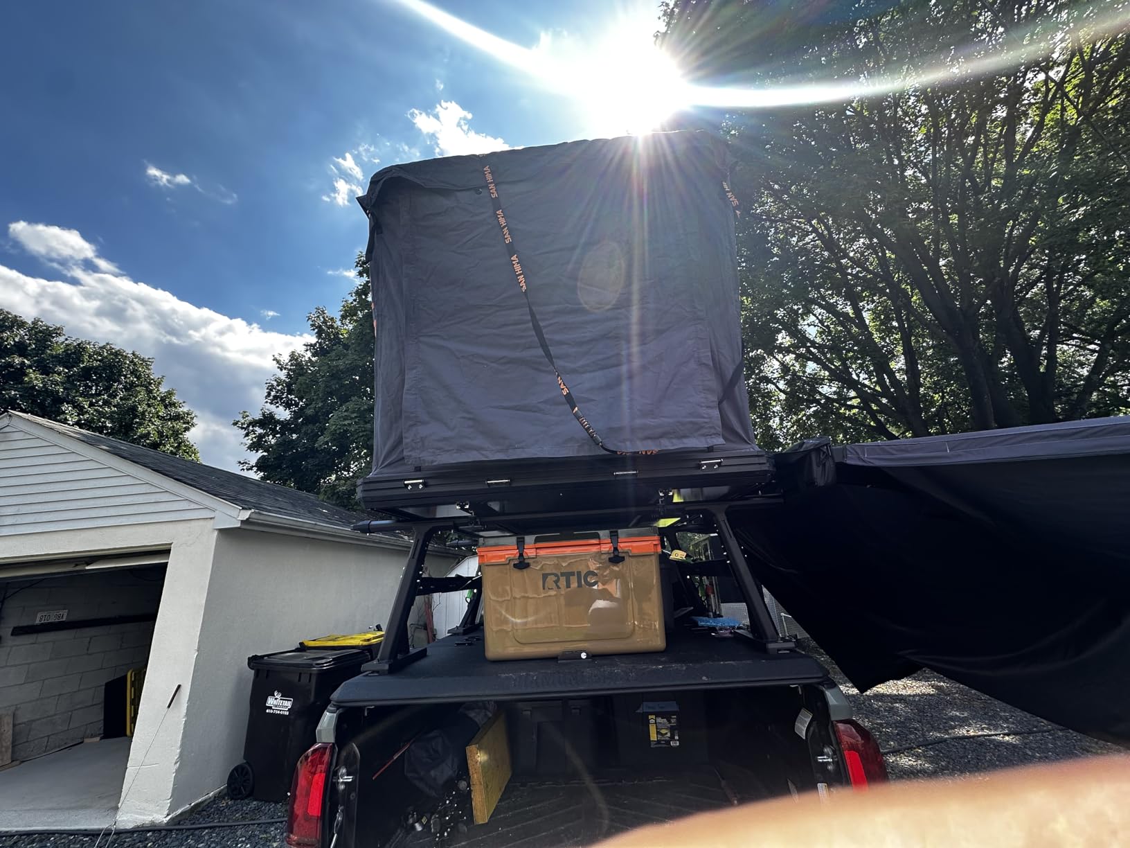 Sanhima Rooftop Tent Hard Shell - Hotham Lite Overland Aluminium Roof Top Tent 4.56