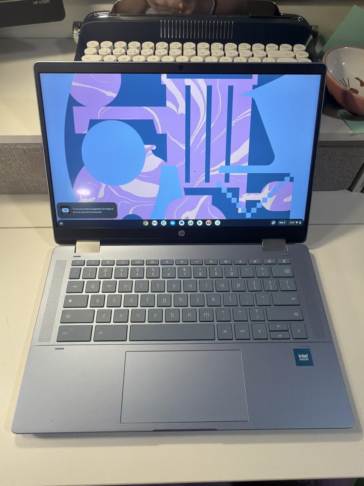 HP Convertible 2-in-1 Chromebook in Blue 14