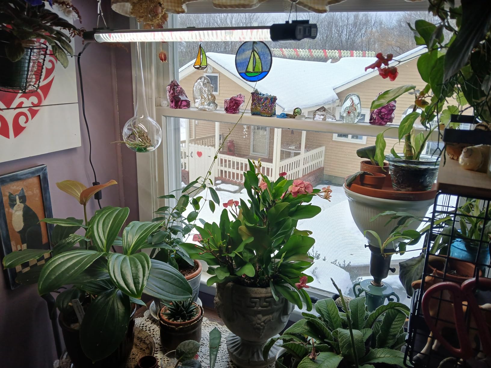 LED Grow Light Full Spectrum Light Linkable 5000K Daylight + 660nm Red Indoor Plant Lighting Fixture (2 FT) customer photo 1