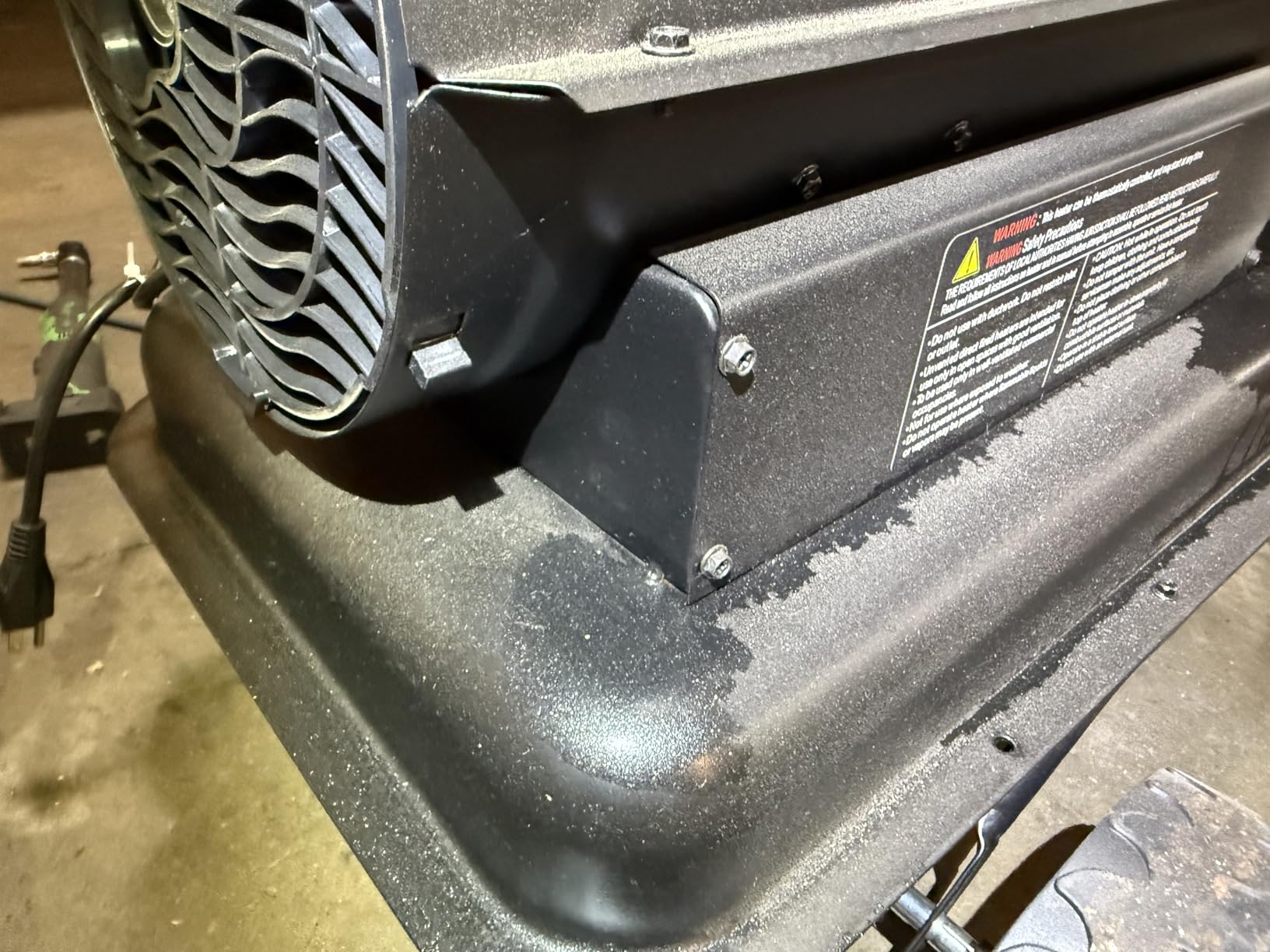 VEVOR Kerosene Forced Air Heater, 215000 BTU Portable Torpedo Diesel Space Heater with Thermostat, 13.2 Gallon Tank Energy-Efficient heavy-duty Heater, for Indoor Outdoor Use Workshop Industry customer photo 2