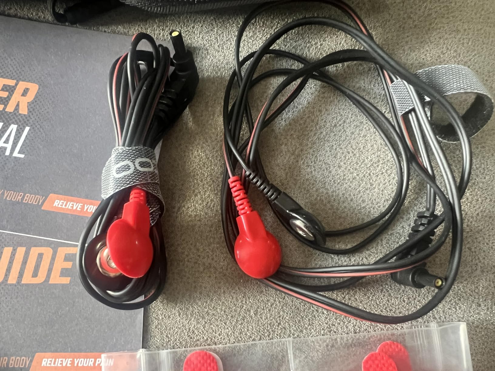 AVCOO 3-in-1 TENS Unit Muscle Stimulator, EMS Massager Machine with 24 Modes & 40 Levels for Shoulder, Back, Neck, Sciatica Pain Relief, Portable-Size Electronic Pulse Massager with 12 Pads, EVA Case customer photo 1