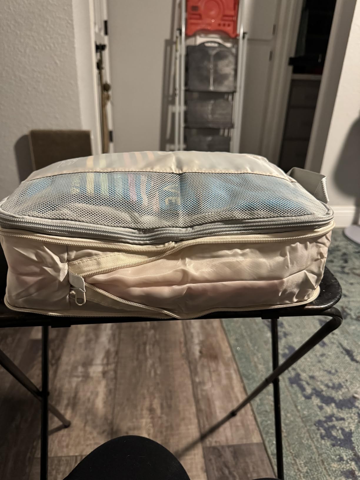 10 Set Compression Packing Cubes for Travel Essentials, Compressible Expandable Packing Cubes for Suitcase, OlarHike Luggage Organizer Bags for Travel (Black) customer photo 1