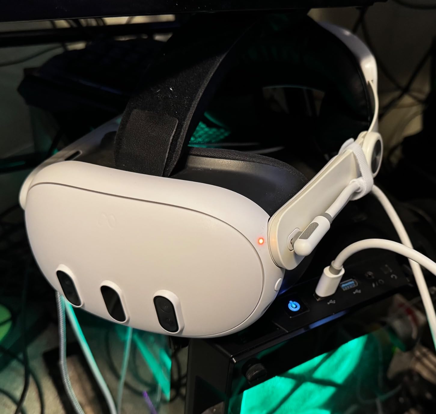 Maxonar VR Charging Link Cable 16FT (Next-Gen Chip) Compatible with Meta Quest 3S/Quest 3/Oculus Quest 2/Pico 4 Accessories and PC/SteamVR/Phones, Awesome Gift-5Gbps USB 3.0 to USB C Cable-White customer photo 2