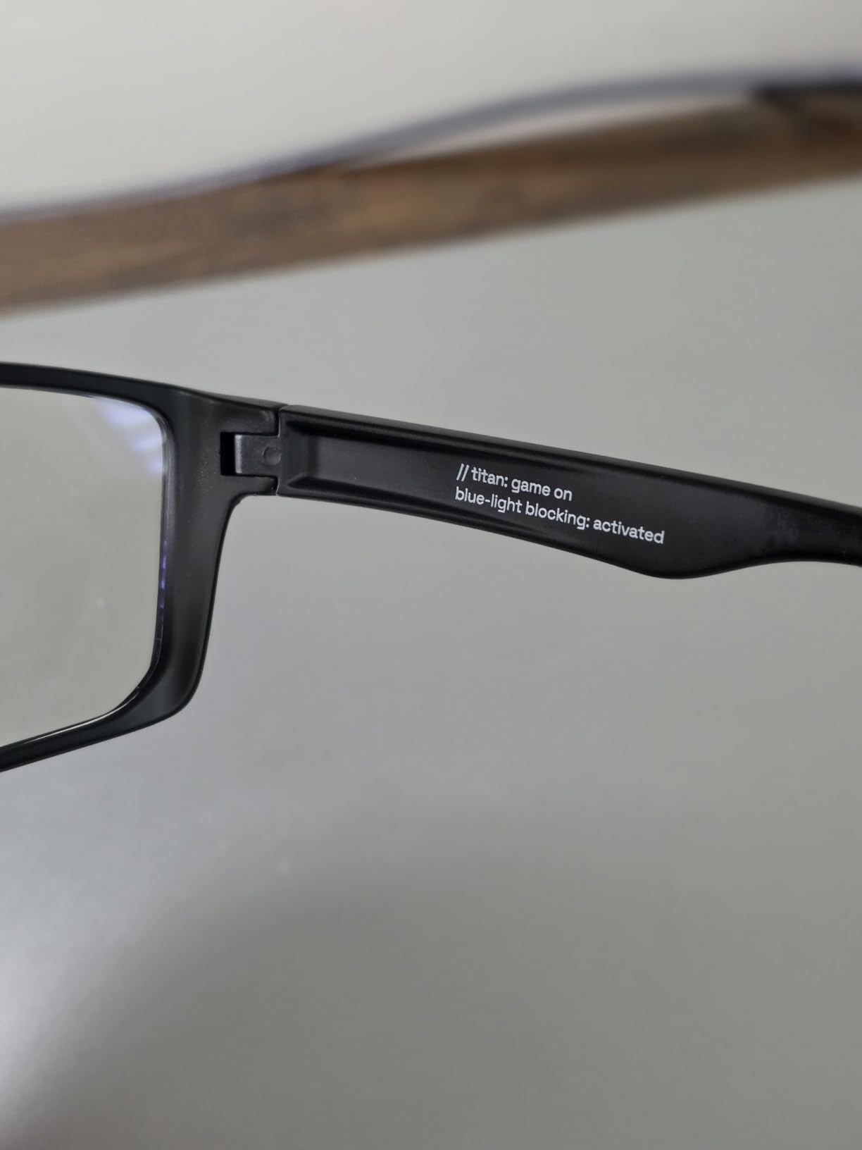 Titan Gaming Glasses, Blue Light Blocking, Night Driving Glasses for Men, Computer Protection, Gift for Gamers customer photo 1