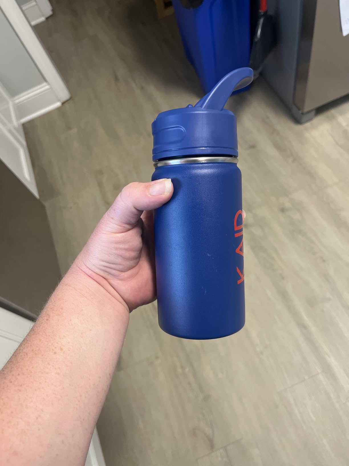 12oz Kids Water Bottle for School, Toddler Bottles with Straws, Stainless Steel Vacuum Insulated Water Bottle for Boys&Girls, Leak-Proof, BPA-Free, Purple customer photo 2