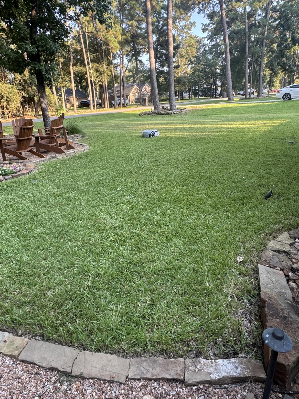 Robot Lawn Mower with Stable Boundary Wire for 1/4 Acre - 300% Higher Efficiency of Grid-Shaped Mowing Path, Automatic Robotic Lawn Cutter Mowers with Auto Mapping & Recharge, IPX6 Waterproof customer photo 2