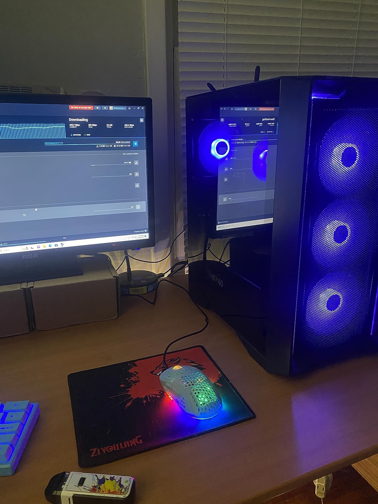 Skytech Archangel Gaming PC Desktop, Ryzen 5 5500 3.6 GHz (4.2GHz Turbo Boost), NVIDIA RTX 3050 (6GB) 6GB GDDR6, 1TB SSD, 16GB DDR4 RAM 3200, 650W Gold PSU, Wi-Fi, Win 11 Home customer photo 2
