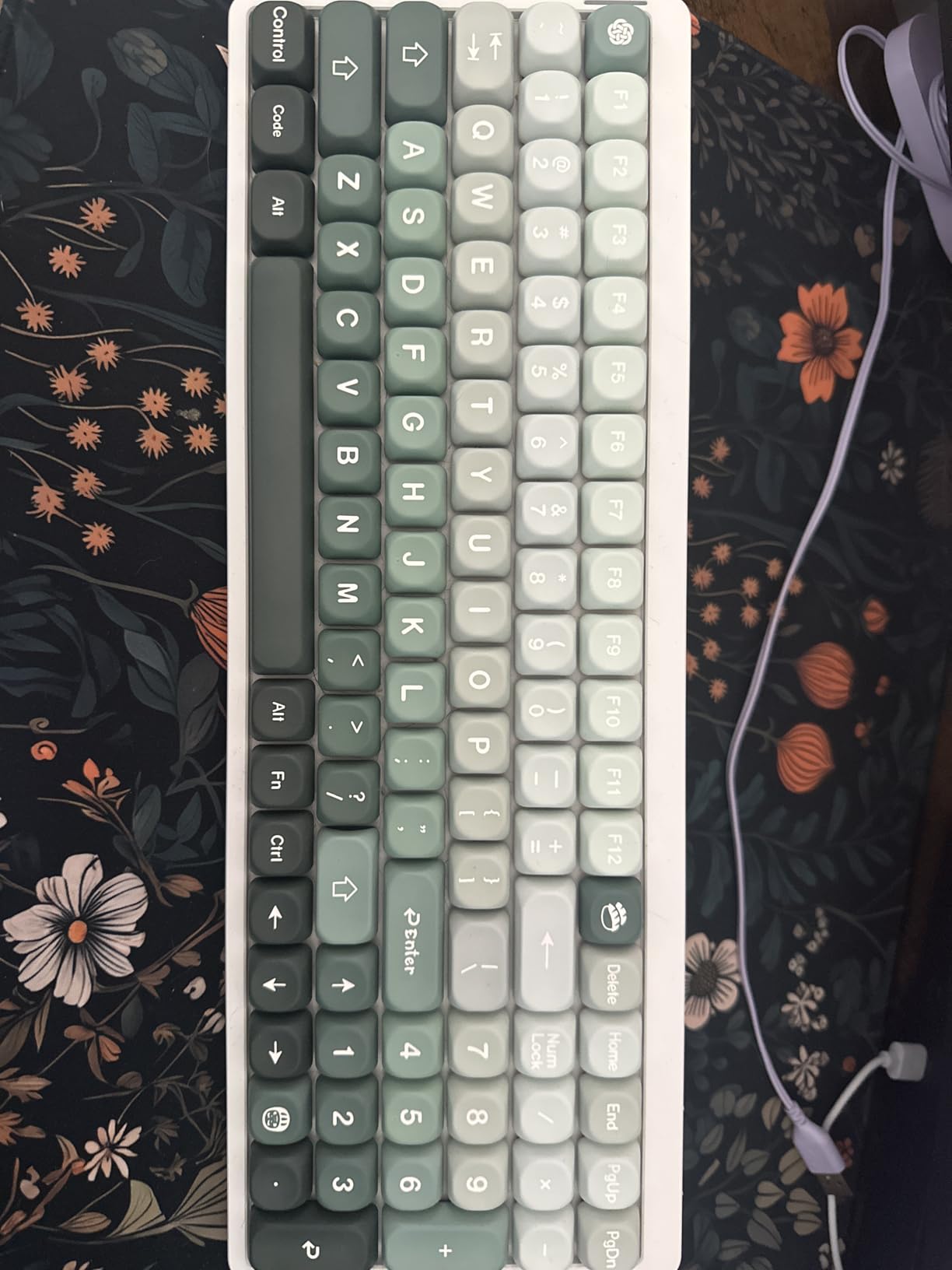 XVX PBT Keycaps-MOA Keycap, Custom Keyboard Keycaps 60 65 75 100 Percent, 5 Side Dye Sublimation, 132 Keys Keycap Set for Cherry Gateron MX Switches Keyboards, Gradient Gray customer photo 2