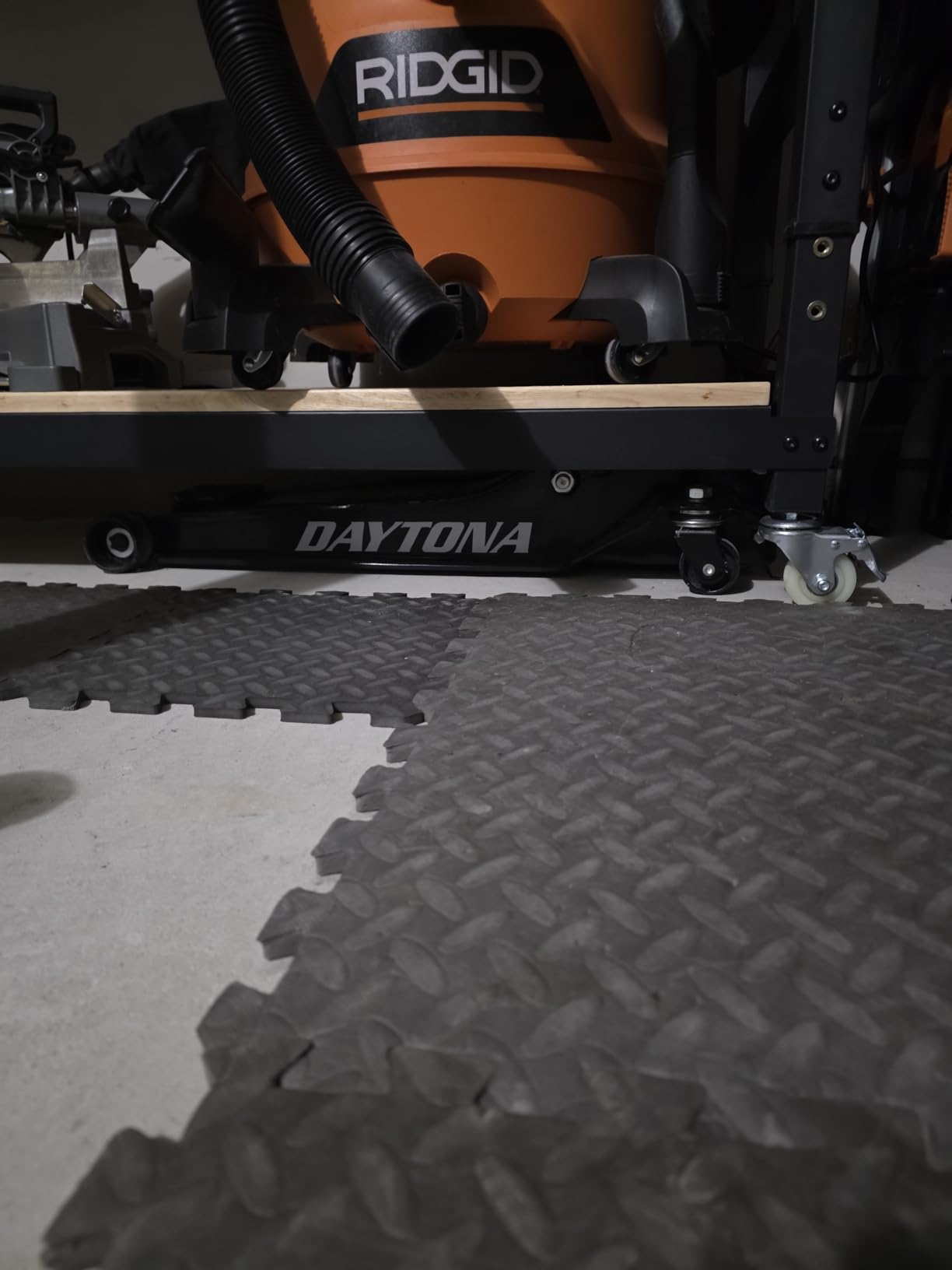 Work Bench for Garage Adjustable Workbenches with Storage 60 Inch Garage Workbench with Under Table Shelf, Pegboard, Power Outlets for Woodworking, Home, Office, Workshop customer photo 2