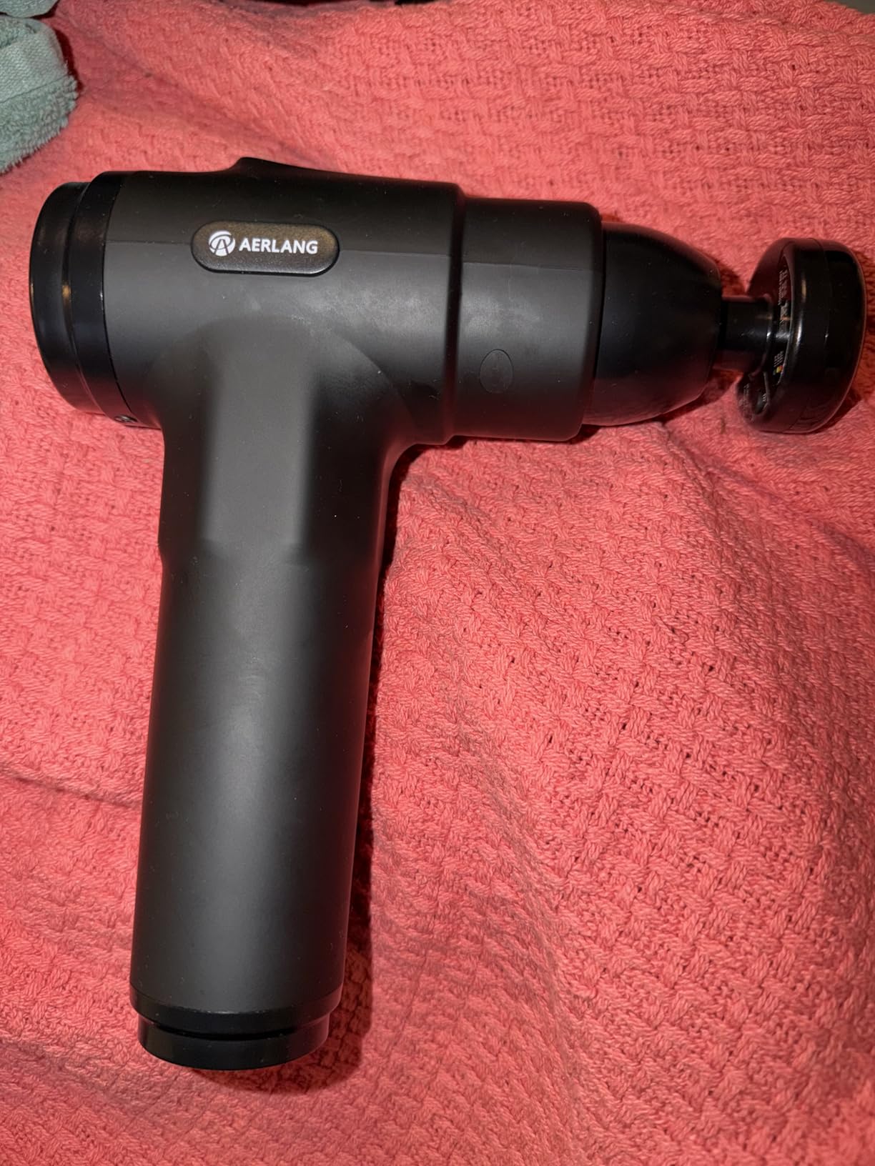 AERLANG Massage Gun with Heat Deep Tissue Back Massager Neck Massager for Pain Relief, Muscle Percussion Massage Gun, Birthday Gifts for Men Women Dad him Handheld Message Gun with 7Heads&Silent customer photo 2