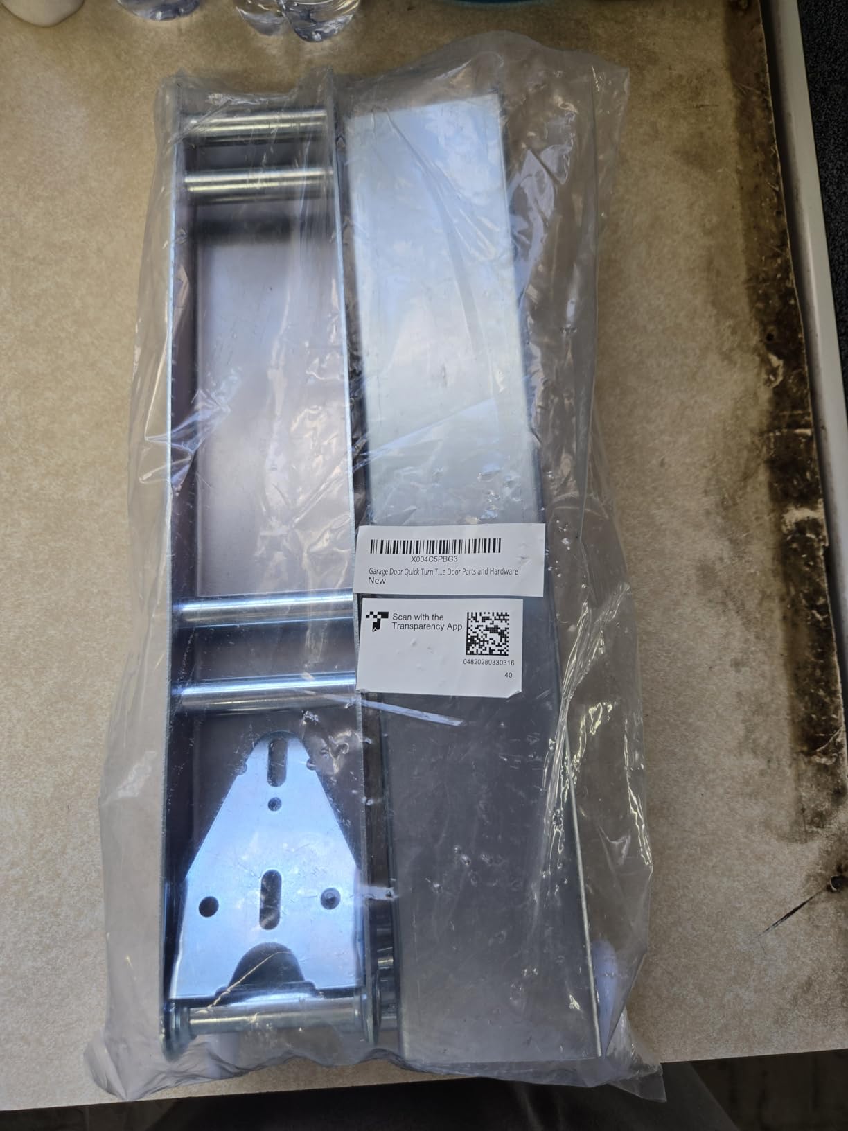 Garage Door Quick Turn Top Brackets 2 Pack, Low Headroom Conversion Garage Door Parts with 4 Steel Rollers, Compatible with Most Residential Garage Doors customer photo 1