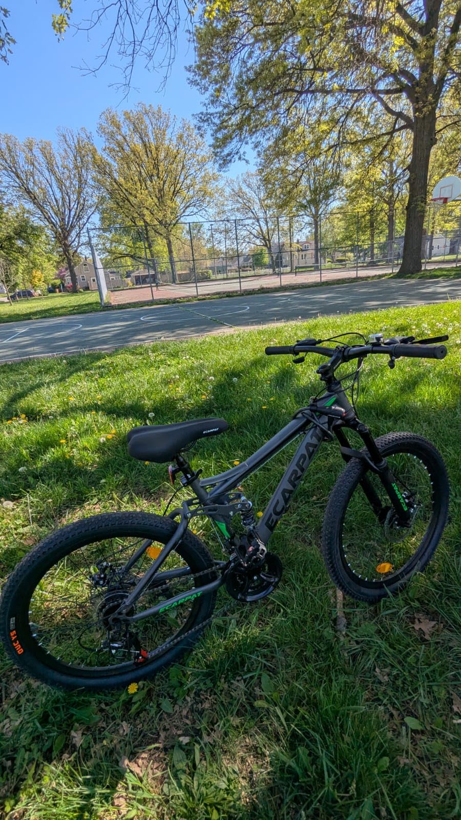 24/26/27.5 Inch Wheel Mountain Bike, 21 Speed MTB Bike with Full Suspension, Steel Frame and Dual Disc Brakes, Adult Mens Outdoor Cycling Mountain Bicycle customer photo 1