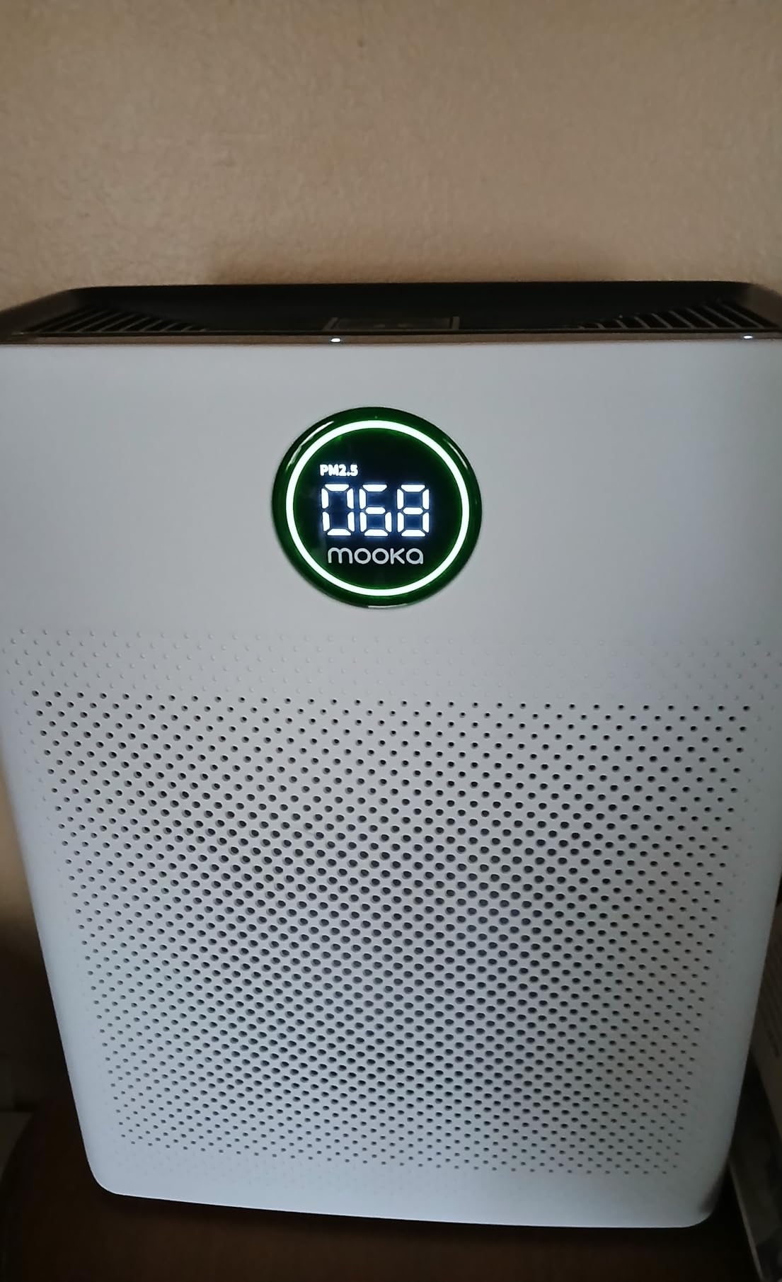 Air Purifiers for Home Large Room up to 2200sq.ft, MOOKA Air purifier for Home Pets with Washable Filter, PM 2.5 Display Air Quality Sensor Air Cleaner for Bedroom, Dorm room, Pets, Office PR1 (White) customer photo 1