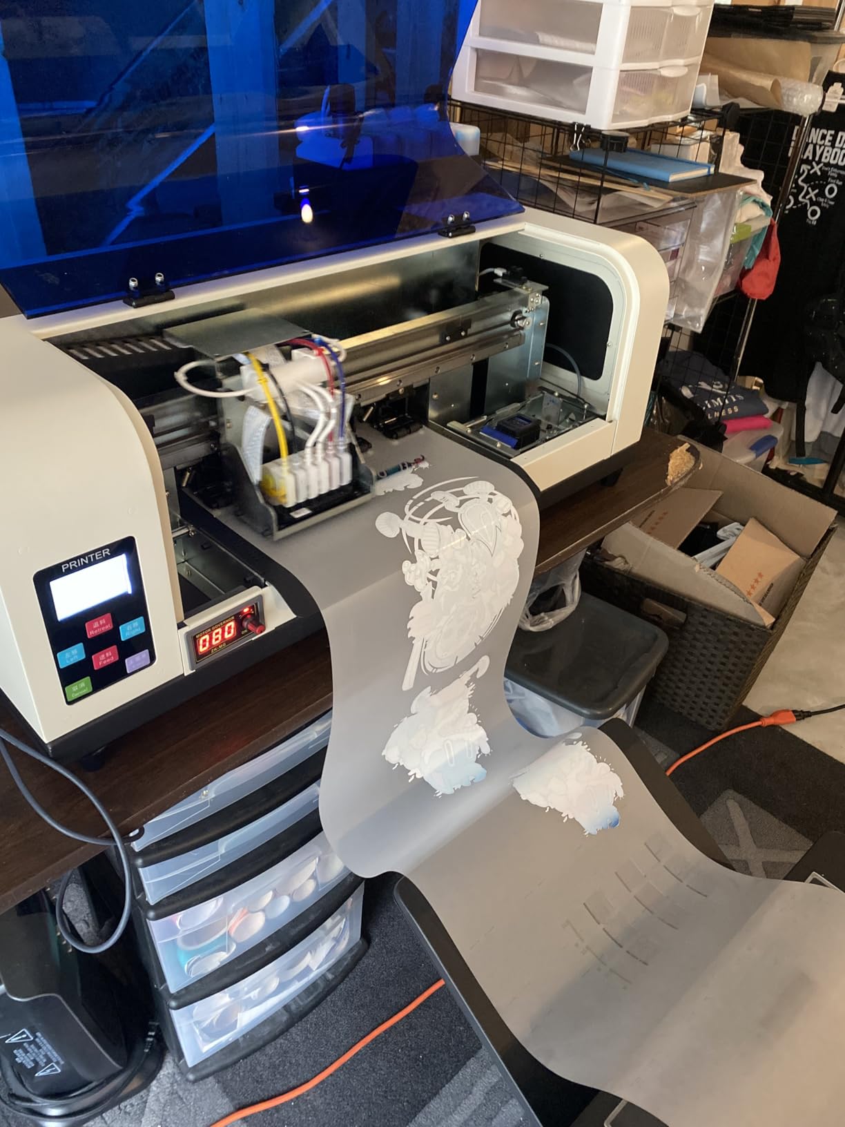 A3+ Plus XP600 DTF Printer with Shaking Dryer Machine, Stable, Colorful, Include 5x500ml Ink & Film and Powder customer photo 1