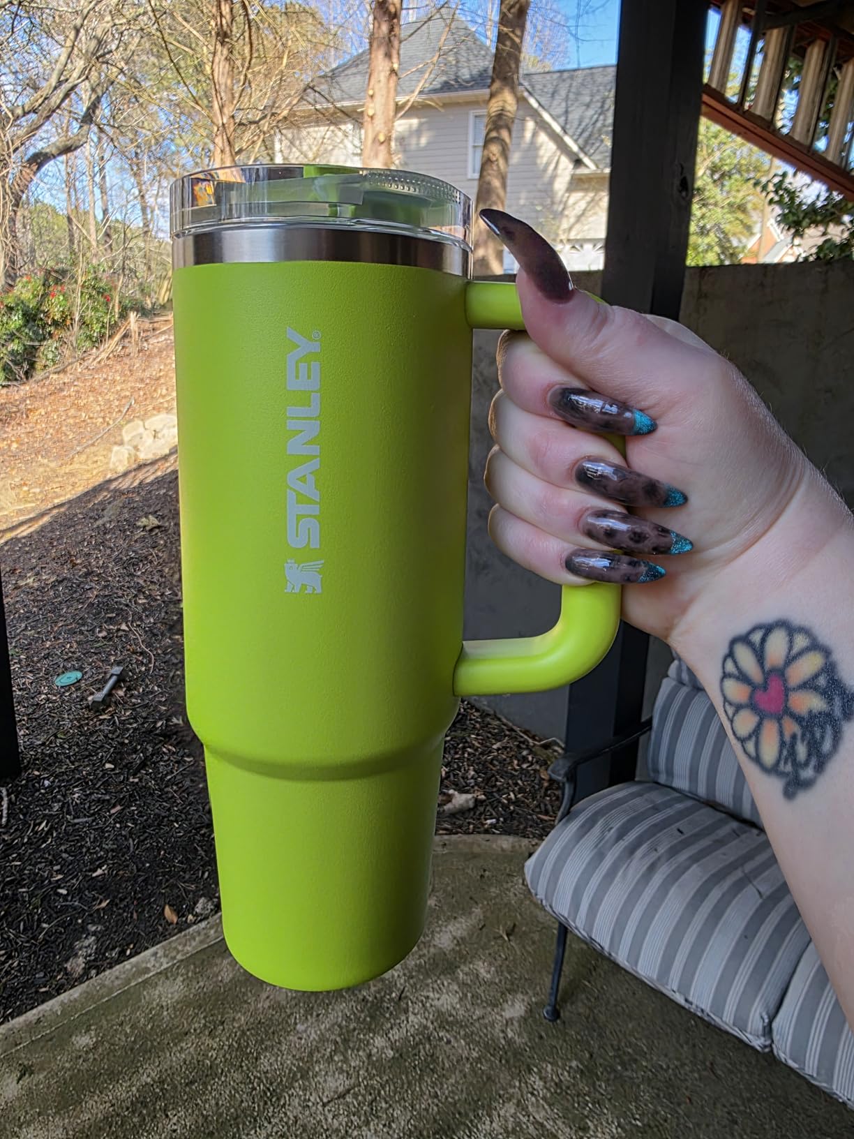 STANLEY Quencher ProTour Flip Straw Tumbler with Leakproof Lid Built-In Straw & Handle Cupholder Compatible for Travel Insulated Stainless Steel Cup BPA-Free customer photo 1