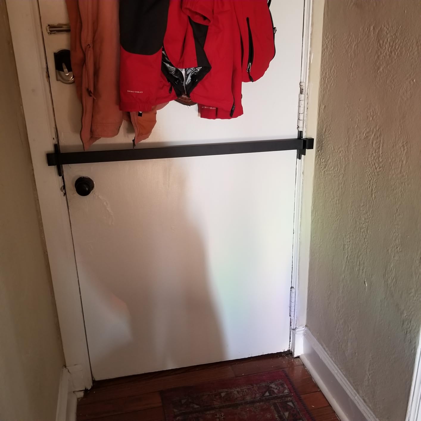 Door Security Bar-by Doorricade - Secure The Entire Width of Your Inward Opening Front Door - Black Edition customer photo 2