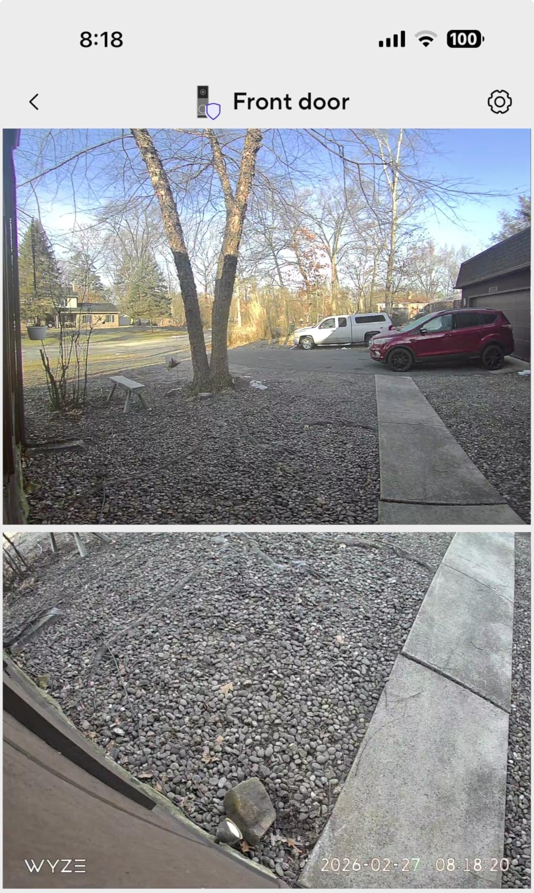 WYZE Wireless Duo Cam Video Doorbell (Chime Included), Battery Powered, 2K Full HD Video, 2 Cameras (People and Package), 2-Way Audio, Color Night Vision customer photo 1