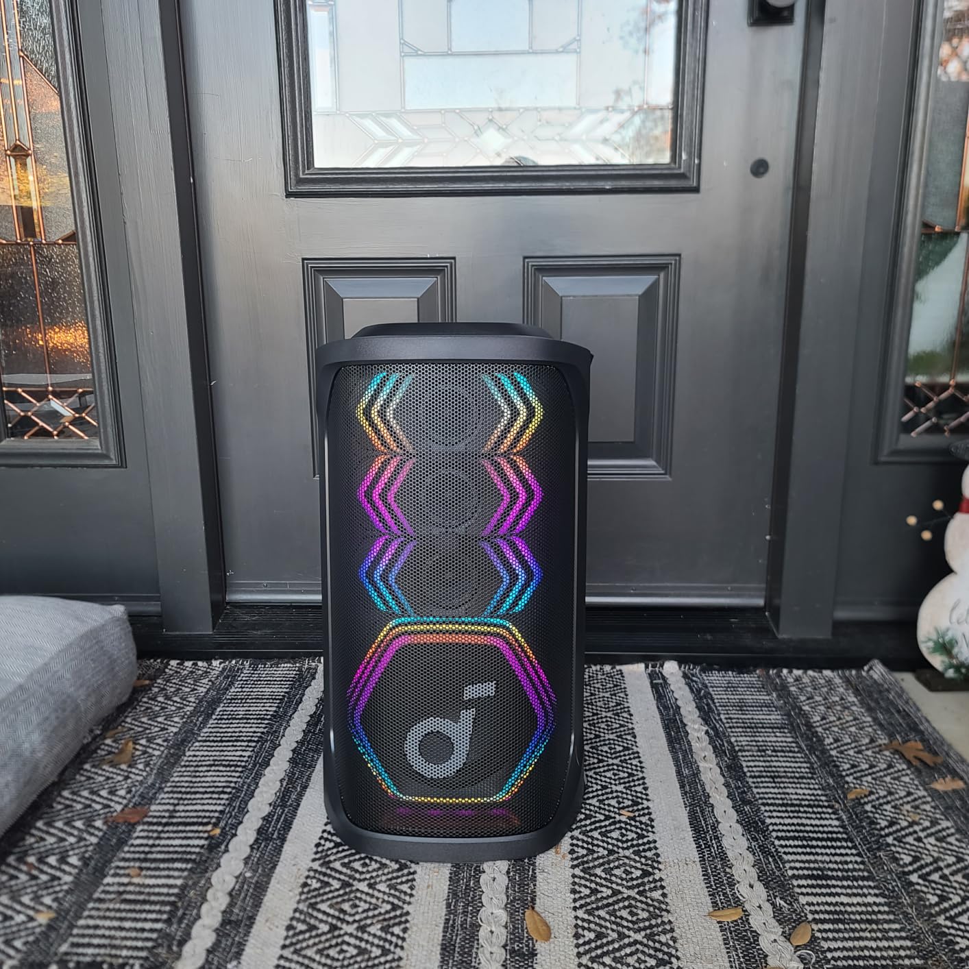 Soundcore Rave 3S AI Party Speaker with 2 Wireless Microphones, 200W Sound, AI Vocal Removal, Reverb, Light Show, 12H Playtime, Portable Bluetooth PA System for Home, Party, or Backyard customer photo 1