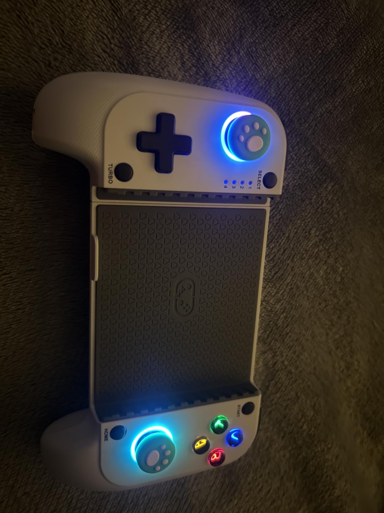 Mocagen MC1 Phone Controller for iPhone/Android Support Phone Case, Hall Effect Joysticks, Wireless Mobile Gaming Controller with 8-Color RGB Lighting, Turbo, KeyLinker App customer photo 2