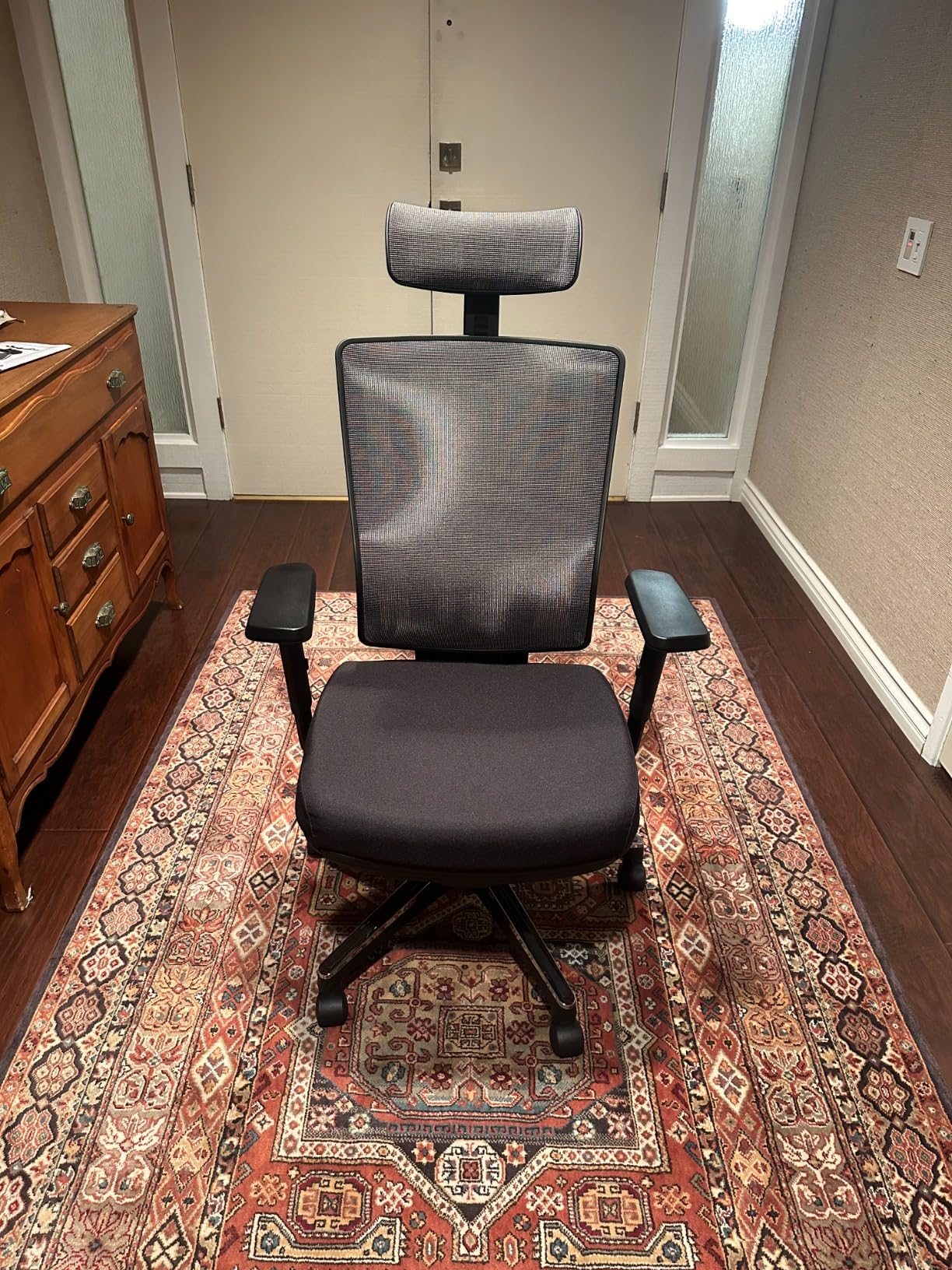 OdinLake L2 Ergo PRO 633 Ergonomic Office Chair with Footrest - Adjustable Seat Depth, 3D Armrests & Lumbar Support, Mesh High Back with Memory Foam Cushion, Gaming Chair with Headrest for Long Hours customer photo 2