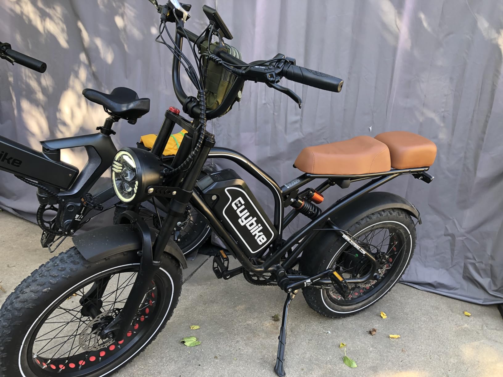 EUY 1500W Peak Electric Bike for Adults, 48V 20Ah Removable Battery Max Range 80Miles & 30MPH Electric Bicycle, 20''×4.0