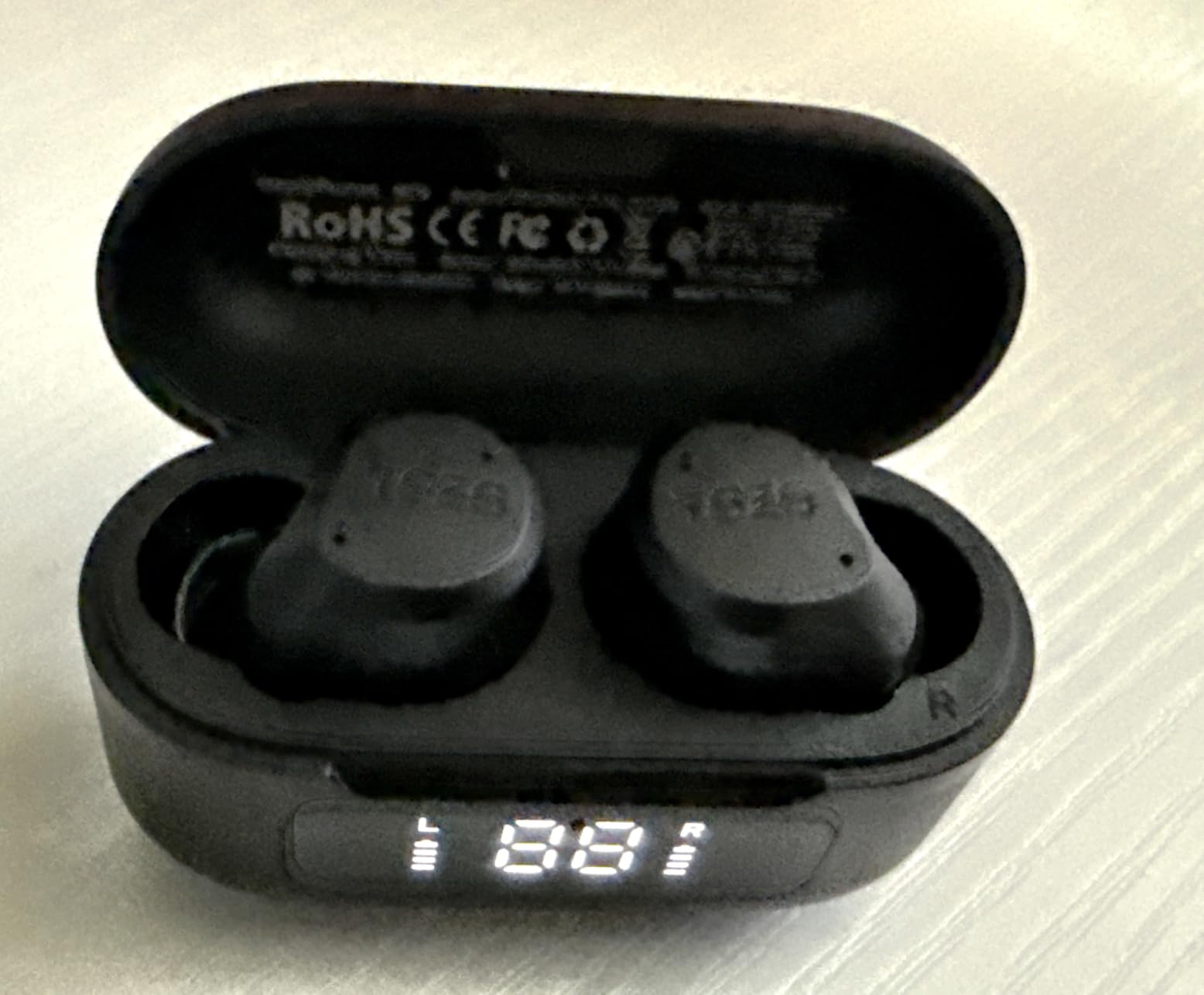 TOZO NC9 Hybrid Active Noise Cancelling Wireless Earbuds, 6 Mics ENC Clear Call, IPX8 Waterproof, in Ear Bluetooth 5.3 Headphones Stereo Bass Ear Buds 60H Playtime with LED Display 32 EQs via APP customer photo 2