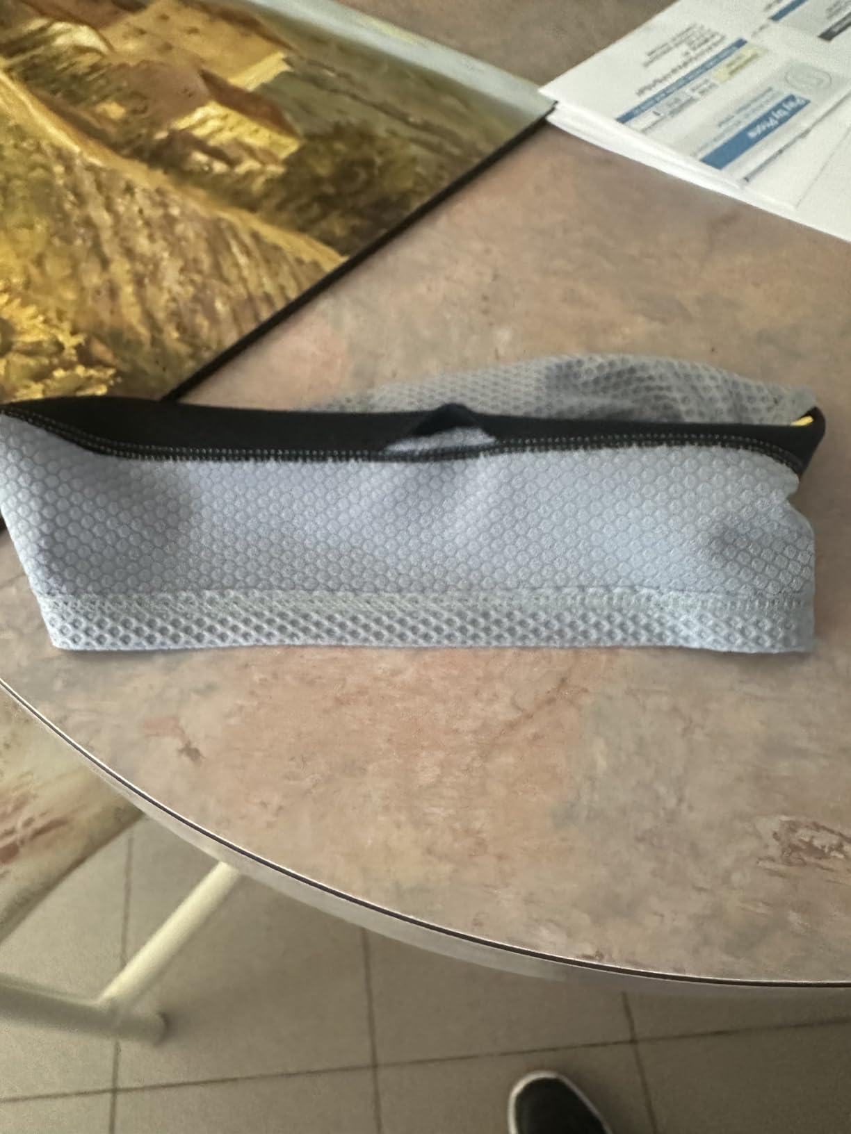 Halo Headband AIR Series-Bandit - 4 inch Wide Pullover Sweatband for Men and Women- Keeps Hair in Place and Sweat Off Your Face customer photo 2