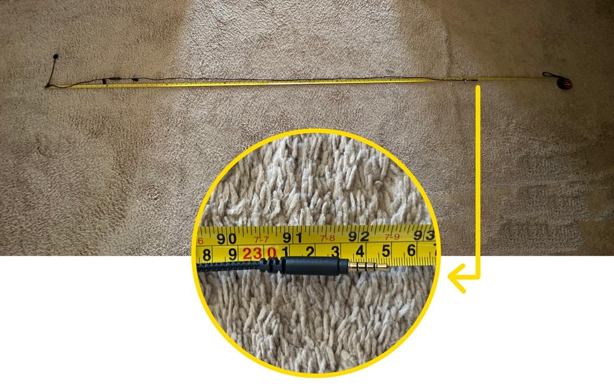 Boom Microphone Cable with Mute & Volume, 6.6FT 3.5mm Replacement Aux Mic Cord for Gaming Headsets - Compatible with PS4/5, Xbox, PC, Controllers & Phones customer photo 2