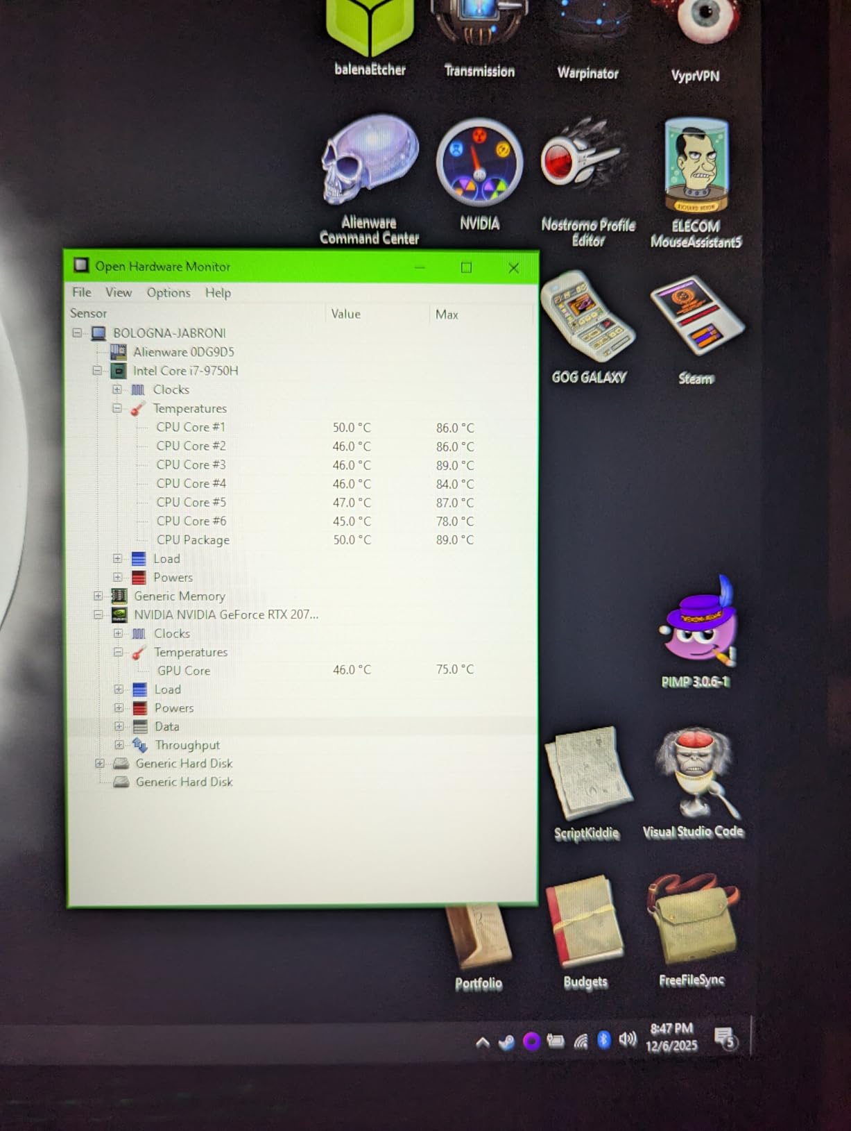 ChillCore Laptop Cooling Pad, RGB Lights Laptop Cooler 9 Fans for 15.6-19.3 Inch Laptops, Gaming Laptop Fan Cooling Pad with 8 Height Stands, 2 USB Ports - A21 Blue customer photo 1