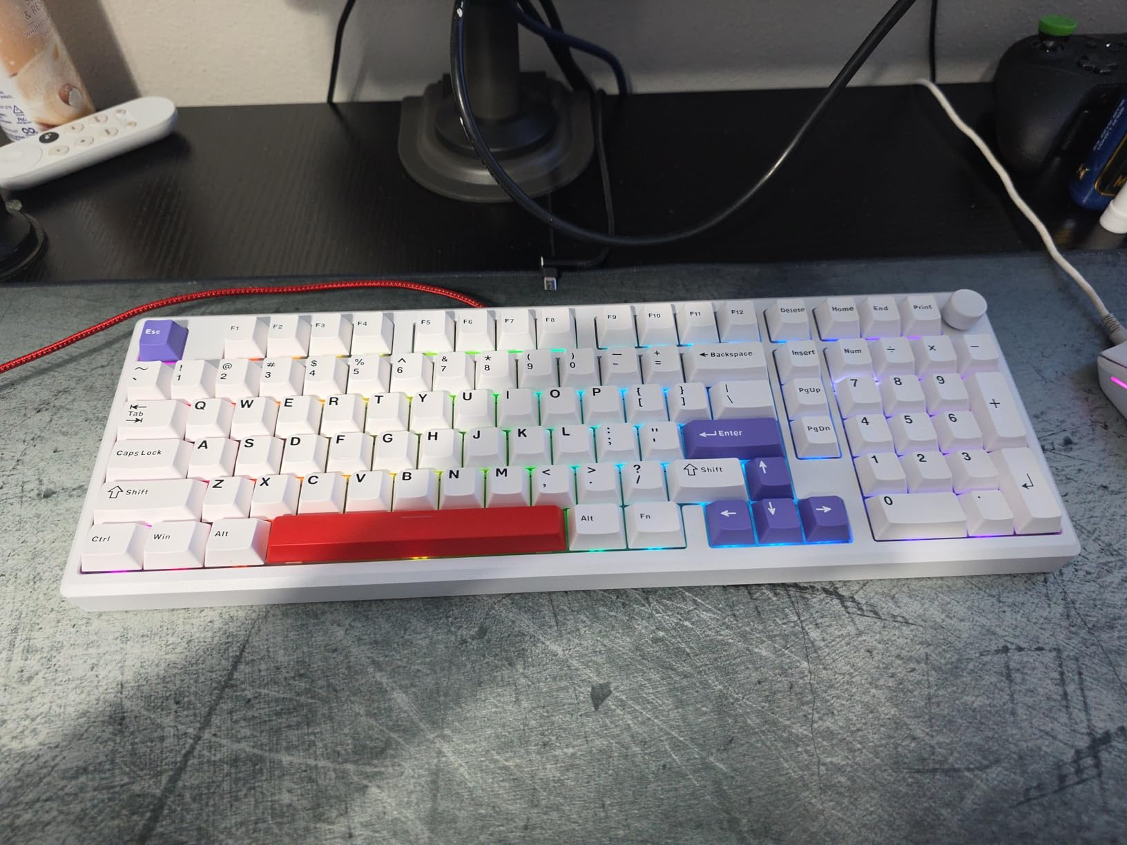 OHY XVX MOA Profile Matcha Panda PBT Dye-Sub Keycaps Set, 143-Key Green & Creamy Keycaps for Mechanical Keyboards (Compatible with 61/64/68/84/87/100/104/108 Cherry MX Switches) customer photo 2